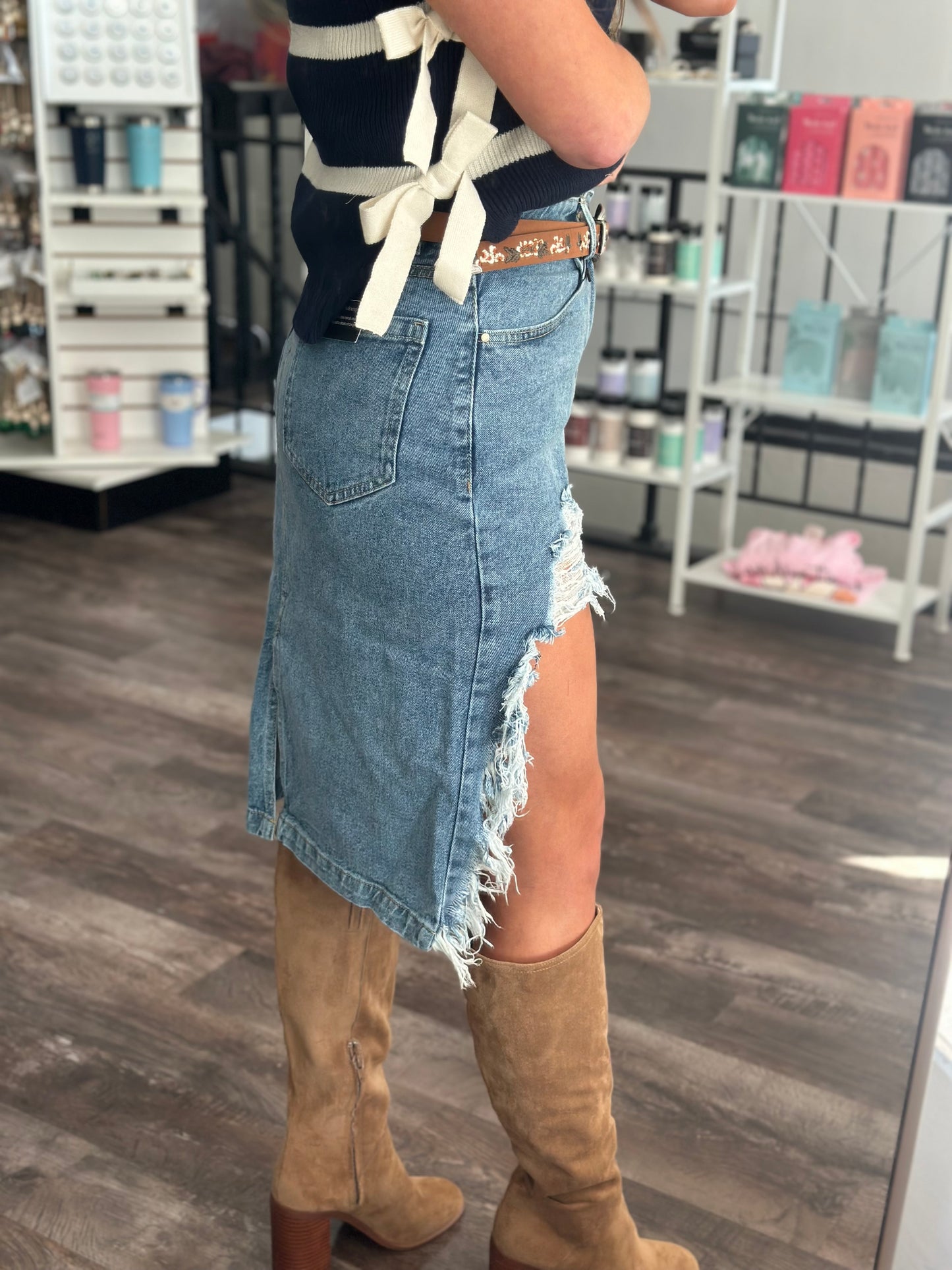 Rodeo Queen Denim Skirt
