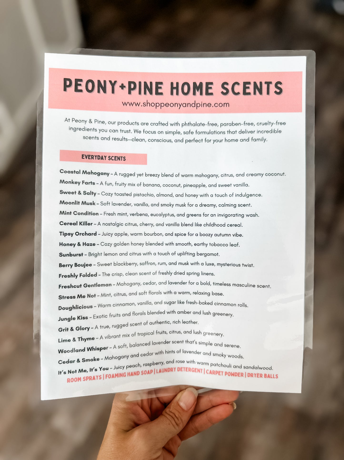 Foaming Hand Soap - Coastal Mahogany