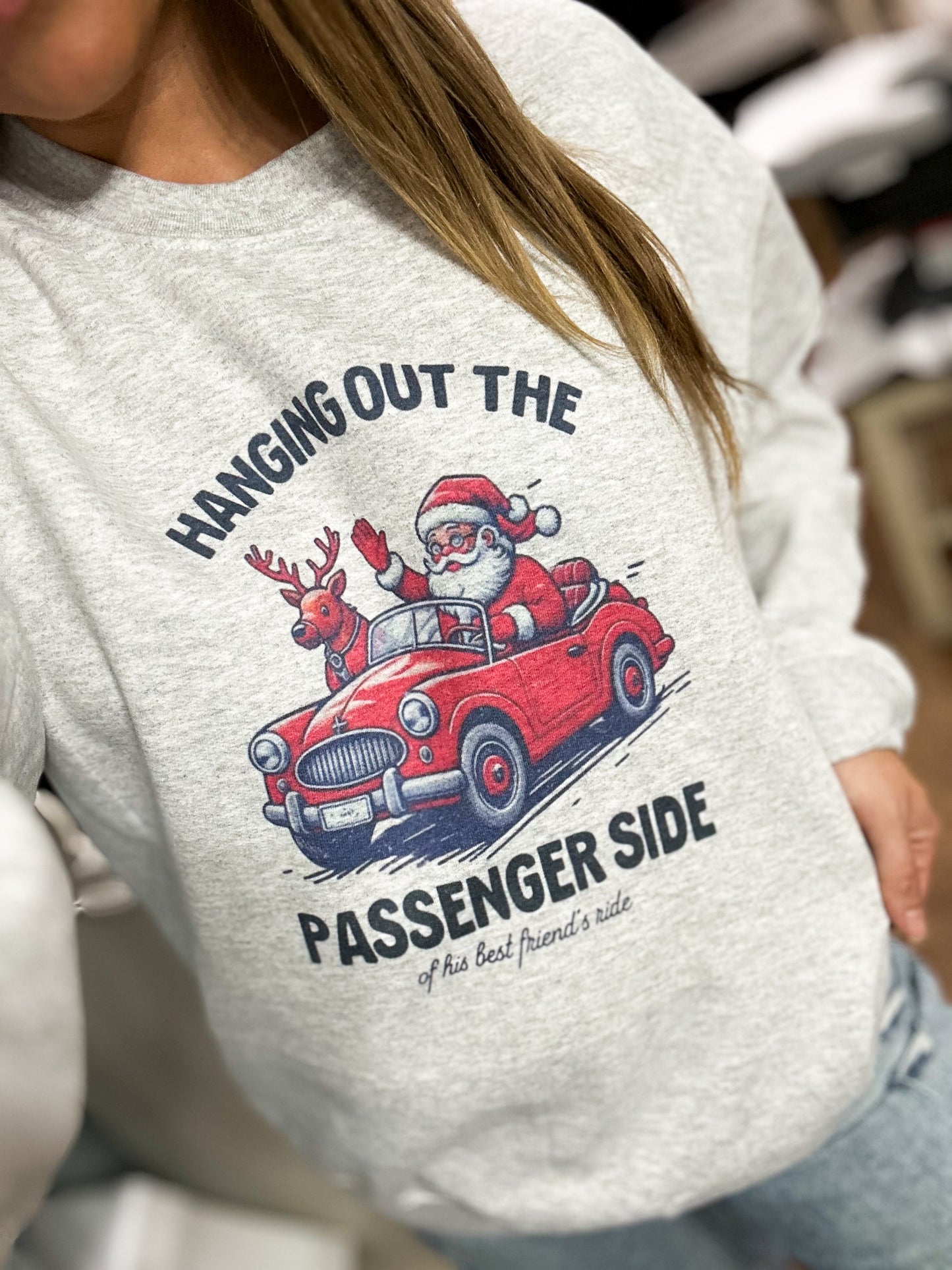 Hanging Out The Passenger Side Crewneck