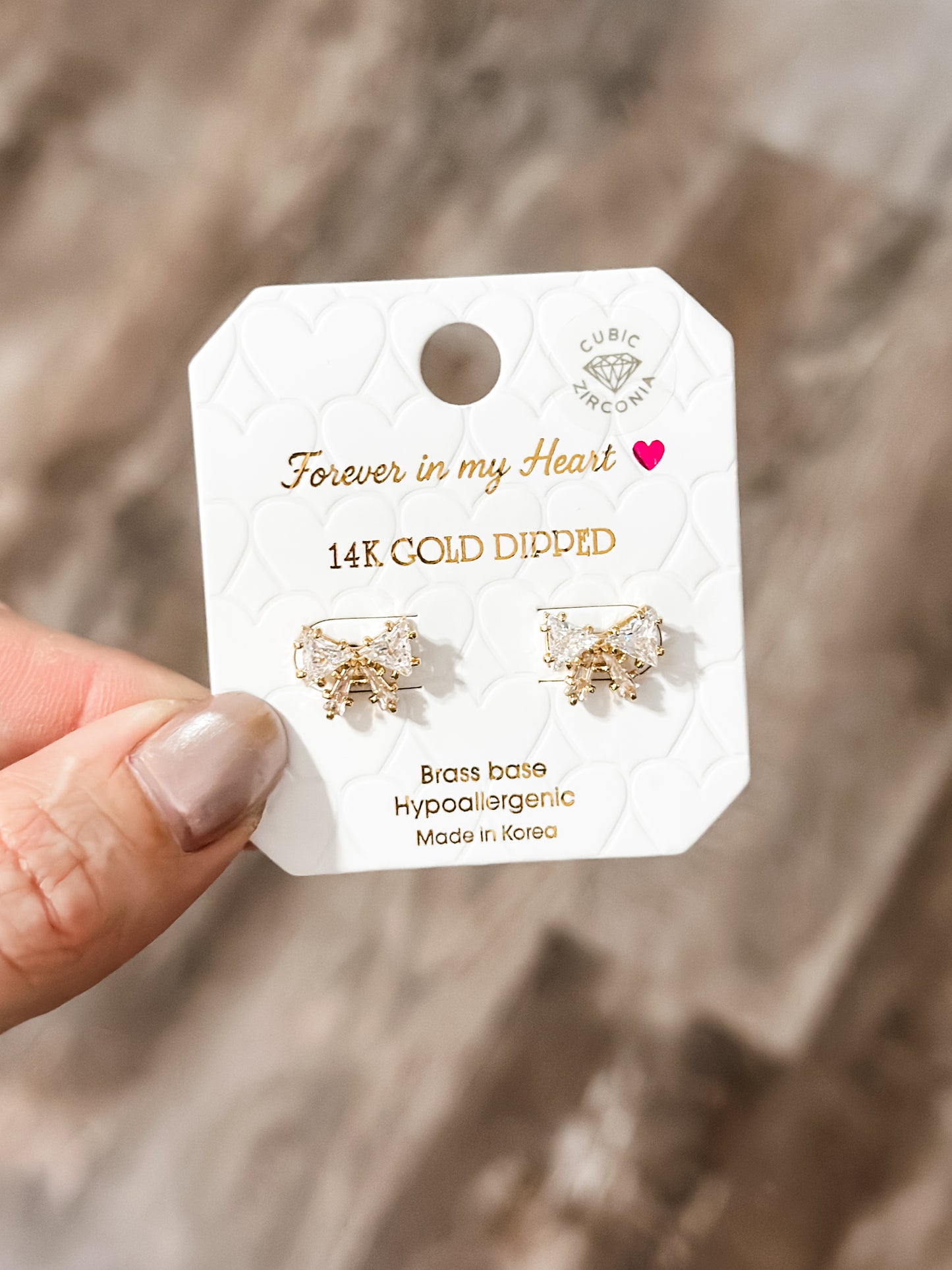 Mini Bow Stud Earrings