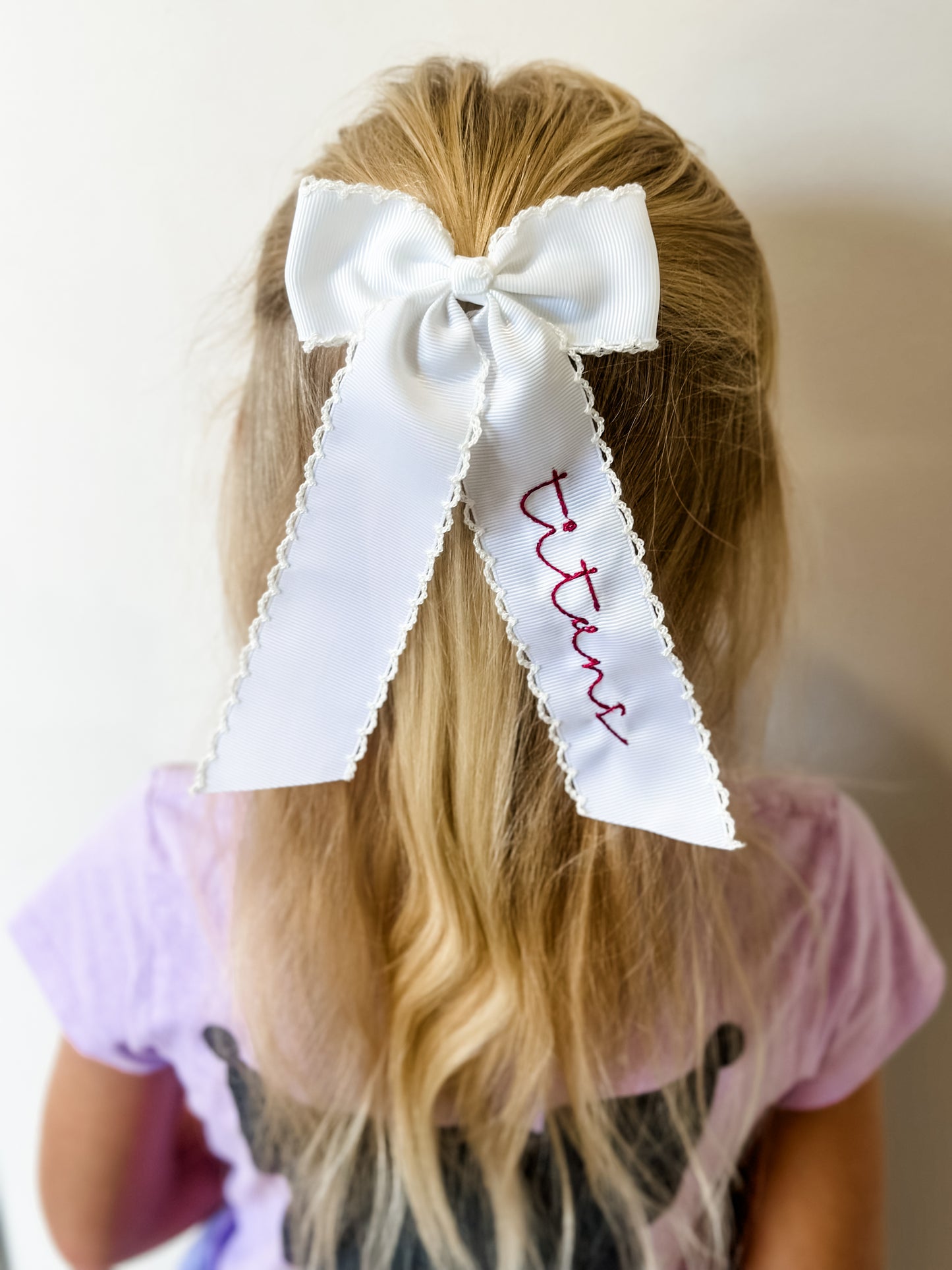 Embroidered Titans Bow