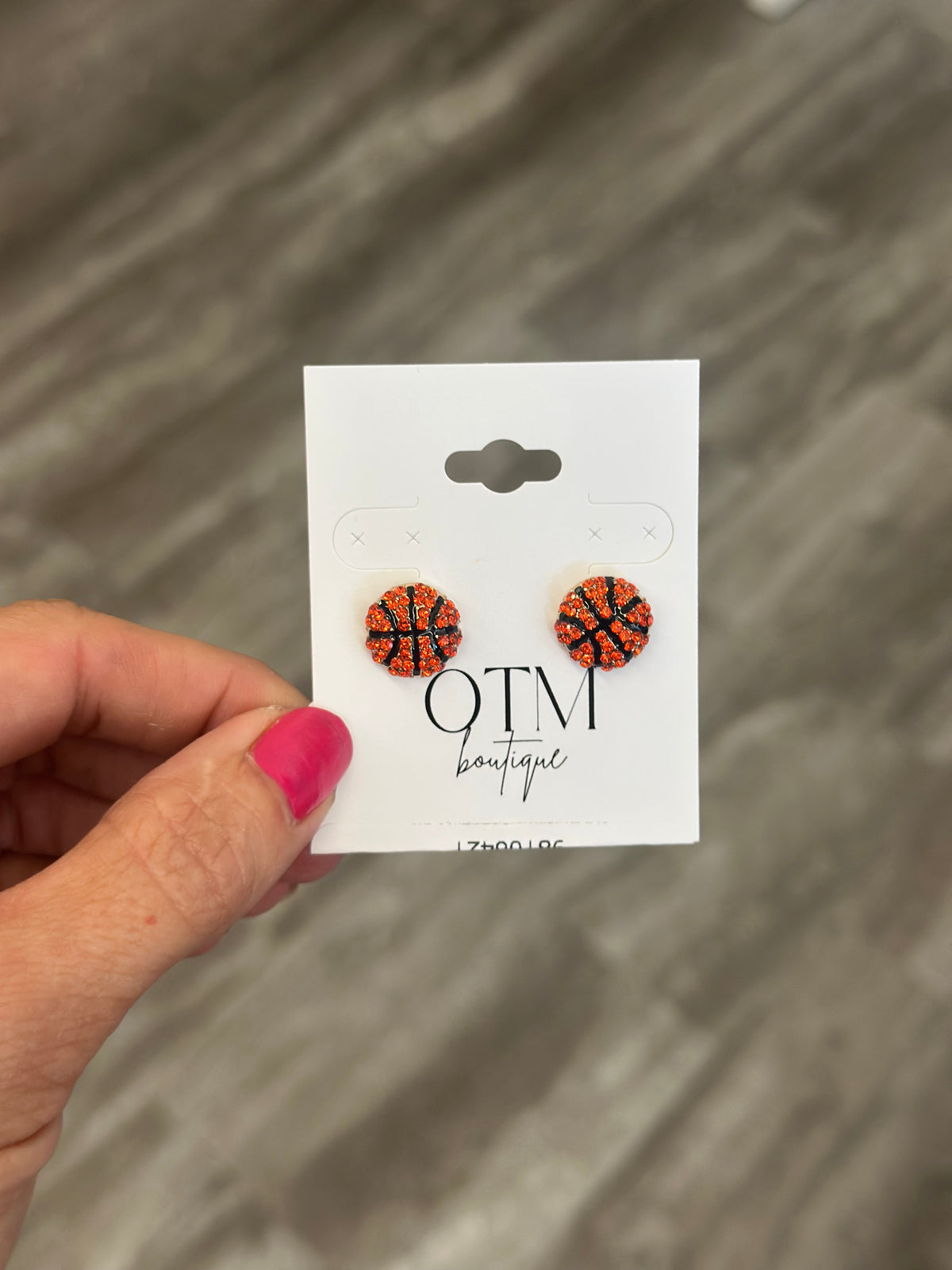 Sparkle Basketball Studs