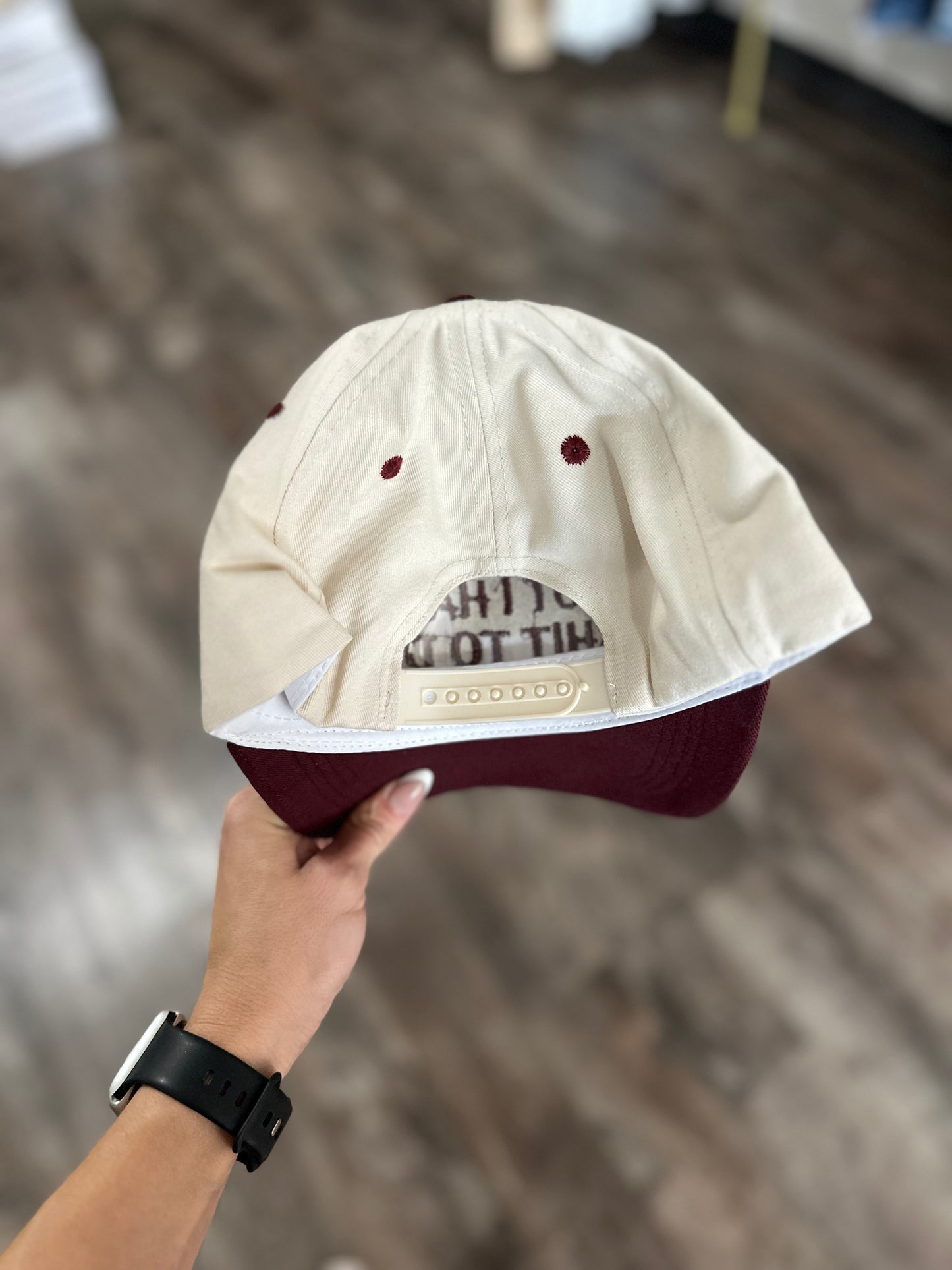 I Want To Cry Hat (Burgundy)