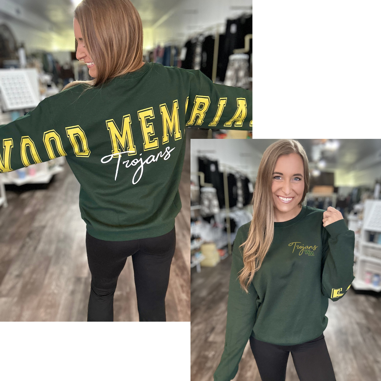 Preorder Custom Arm to Arm Crewneck - WM Trojans