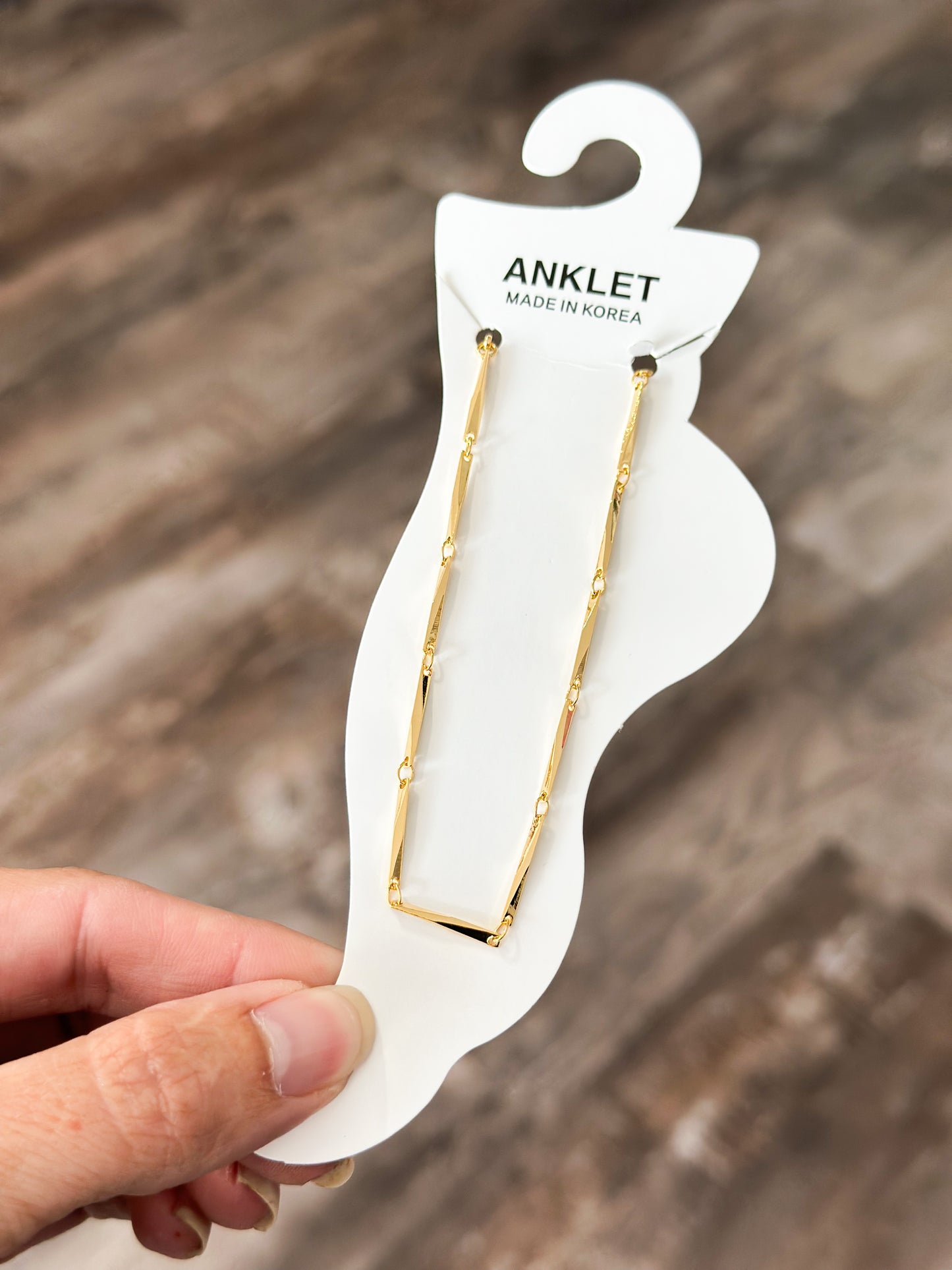 I’m Alright Gold Anklet