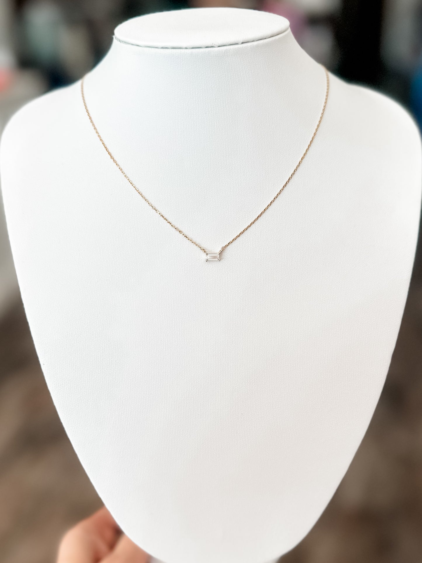 Simplicity in Love Gold Necklace
