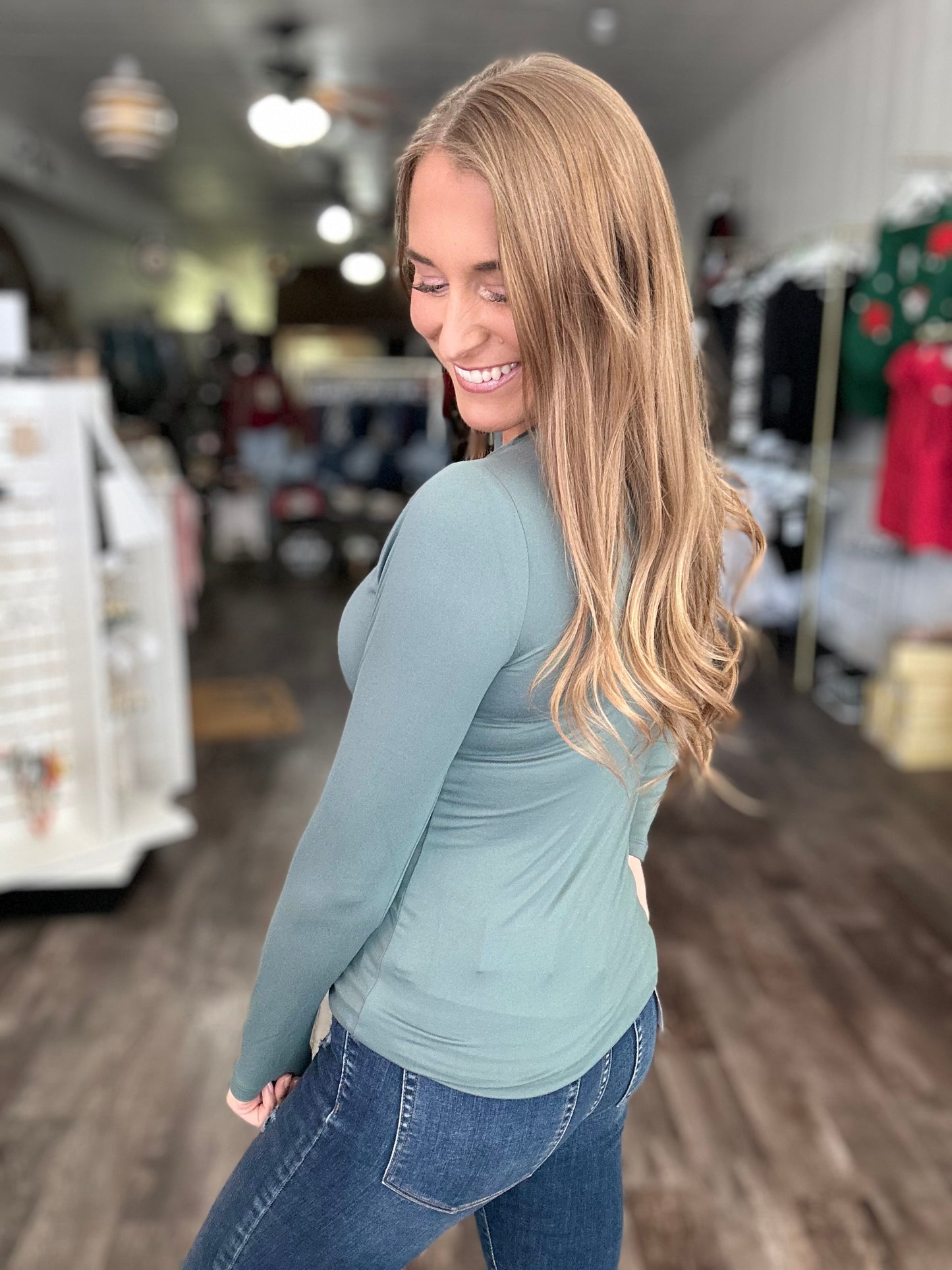 Keep It Chill Long Sleeve - Ash Jade