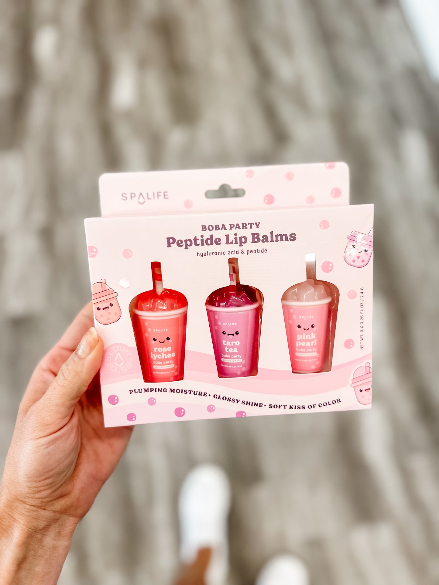 Boba Party Lip Balm Trio