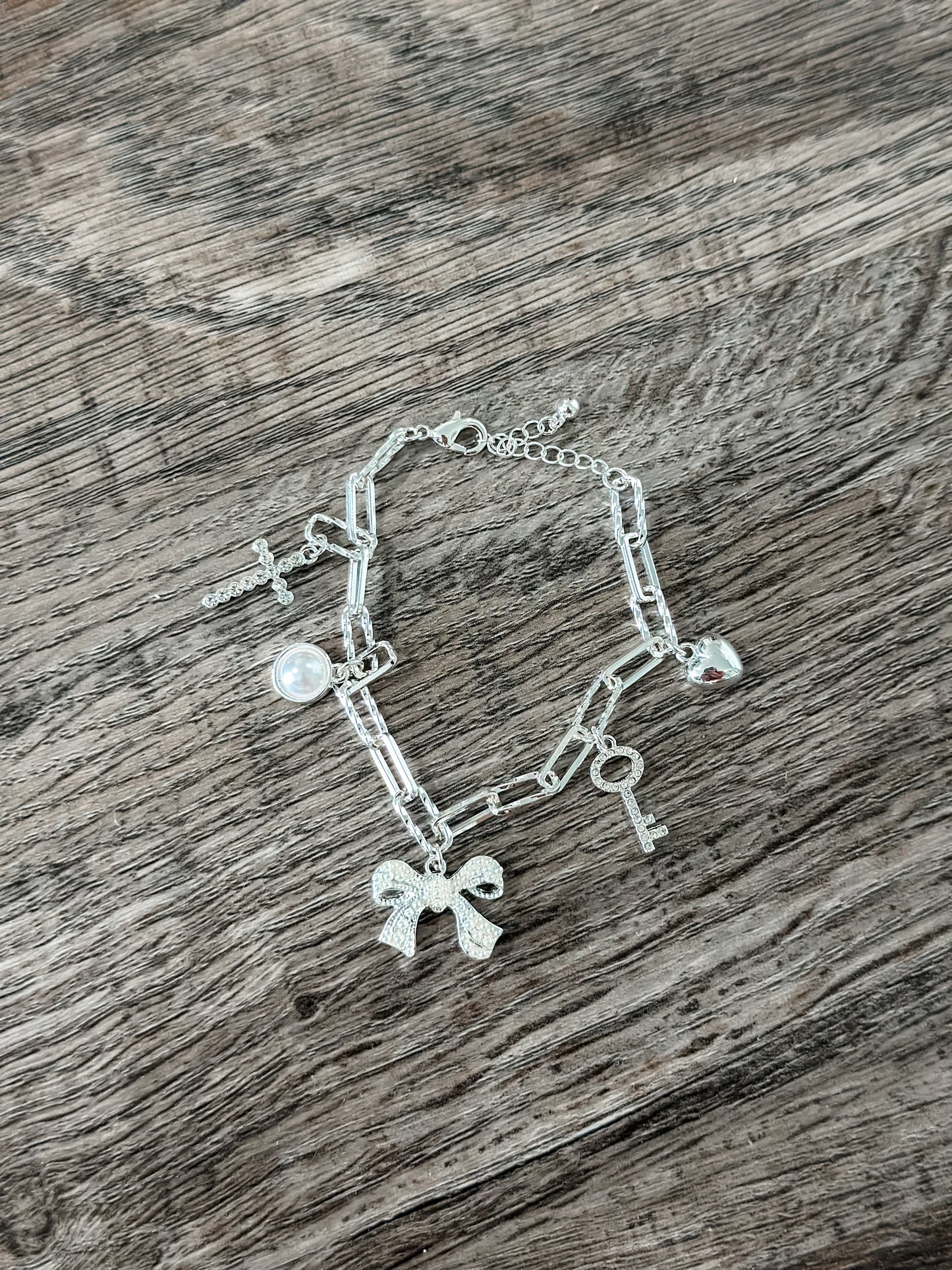 Bow Charm Bracelet