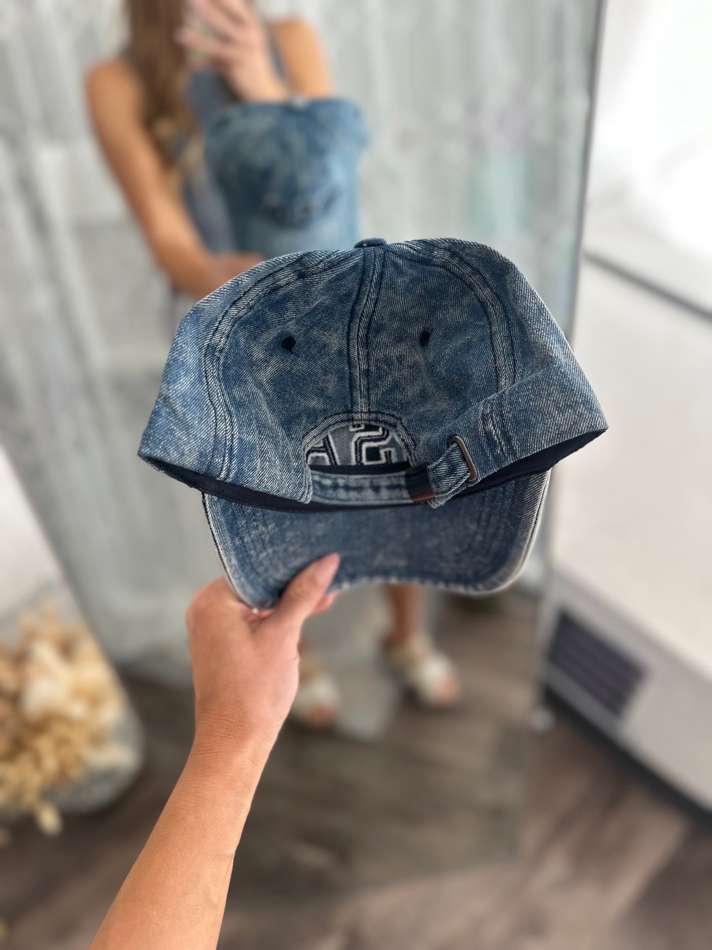 USA Embroidered Denim Hat
