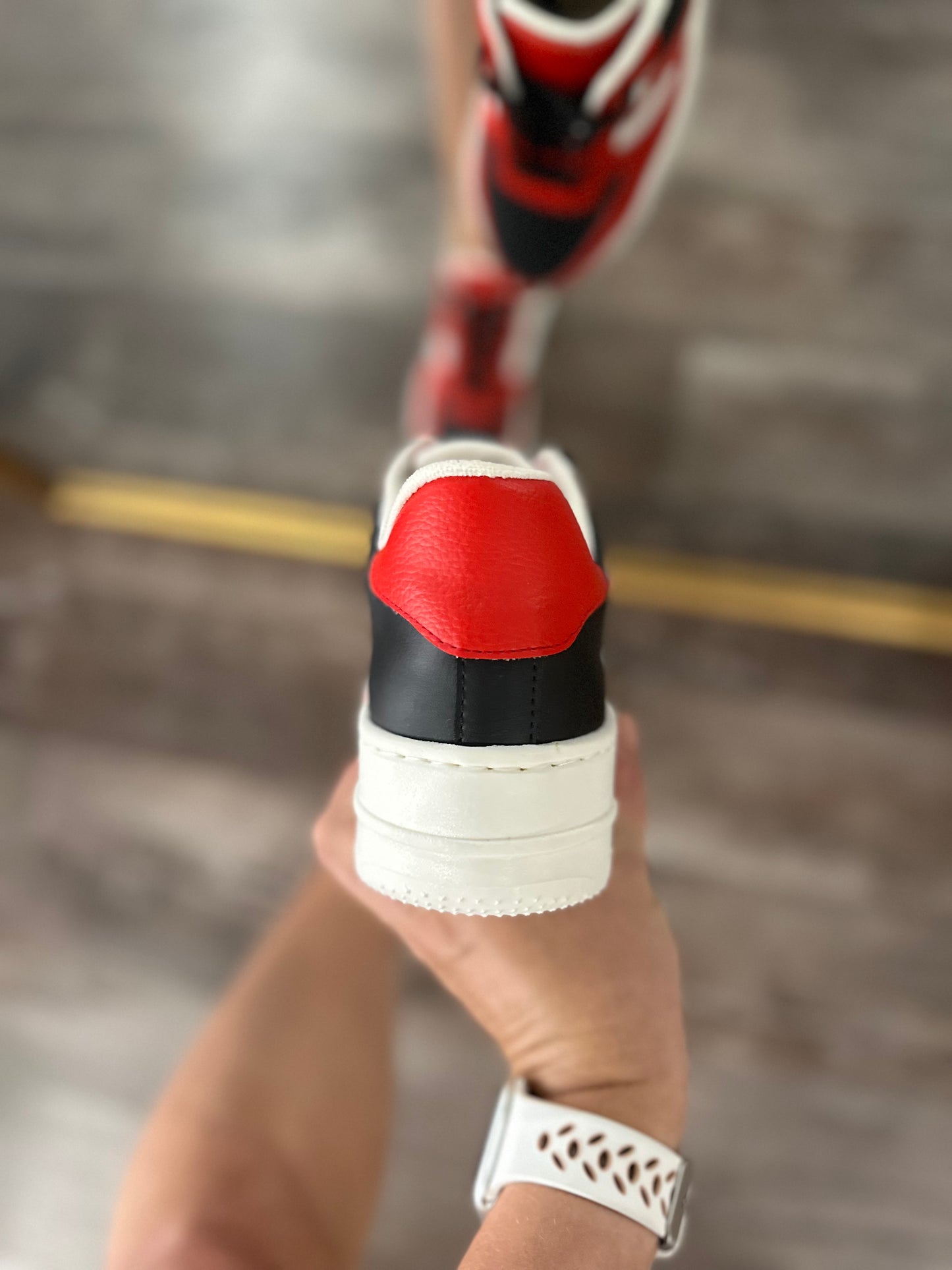 Game Day Sneakers - Red/Black