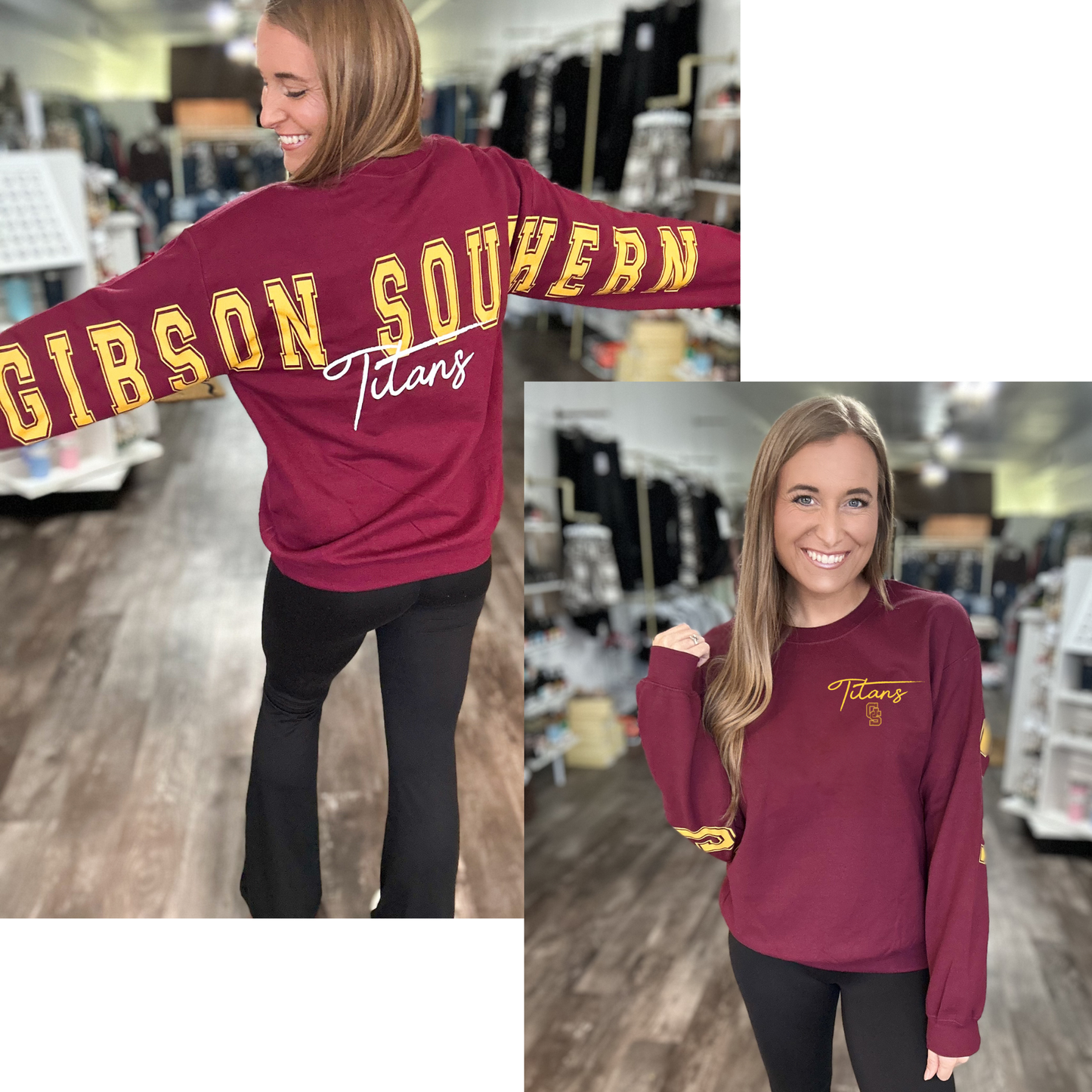 Preorder Custom Arm to Arm Crewneck - GS Titans