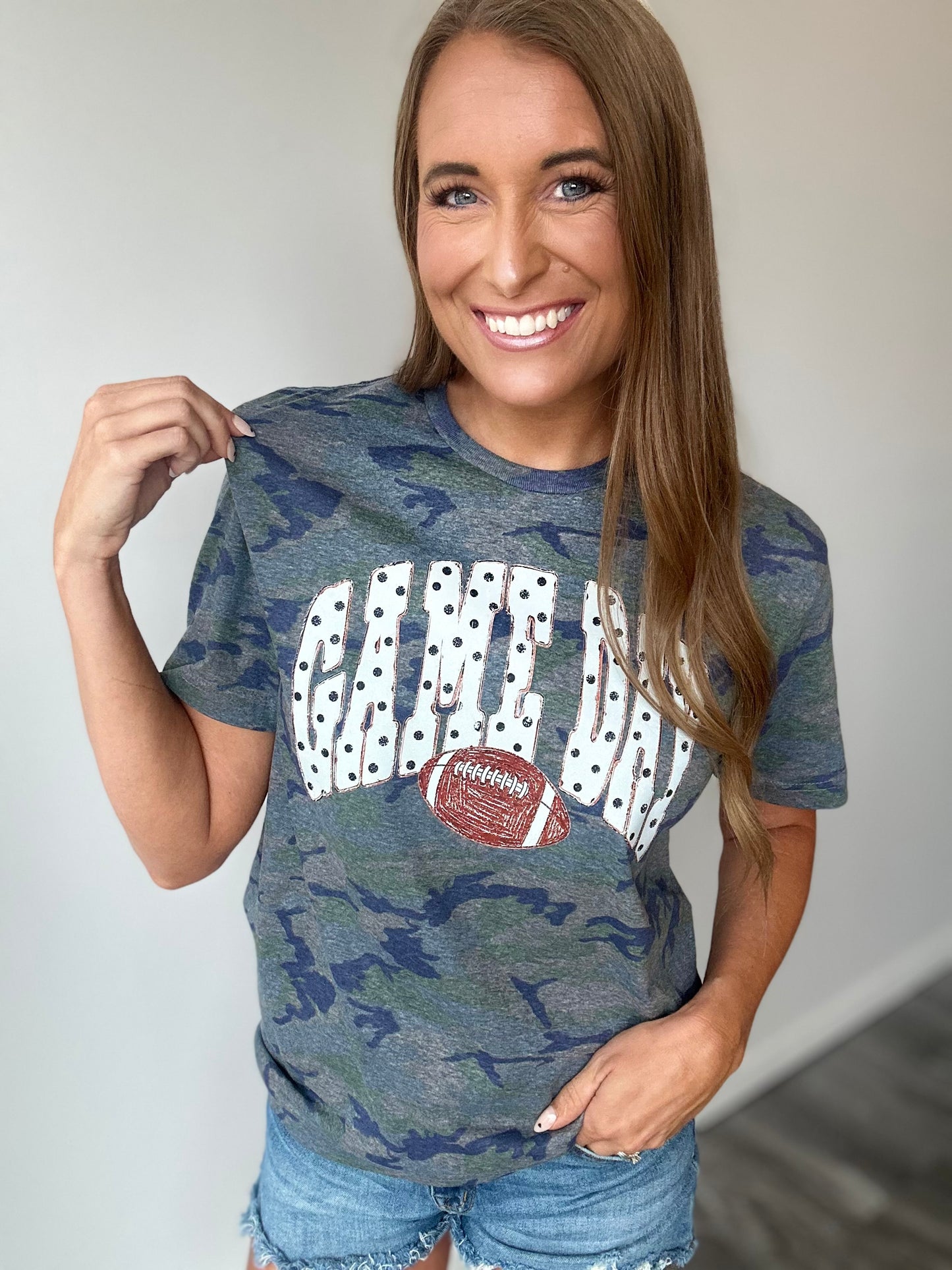 Polka Dot Game Day Graphic Tee