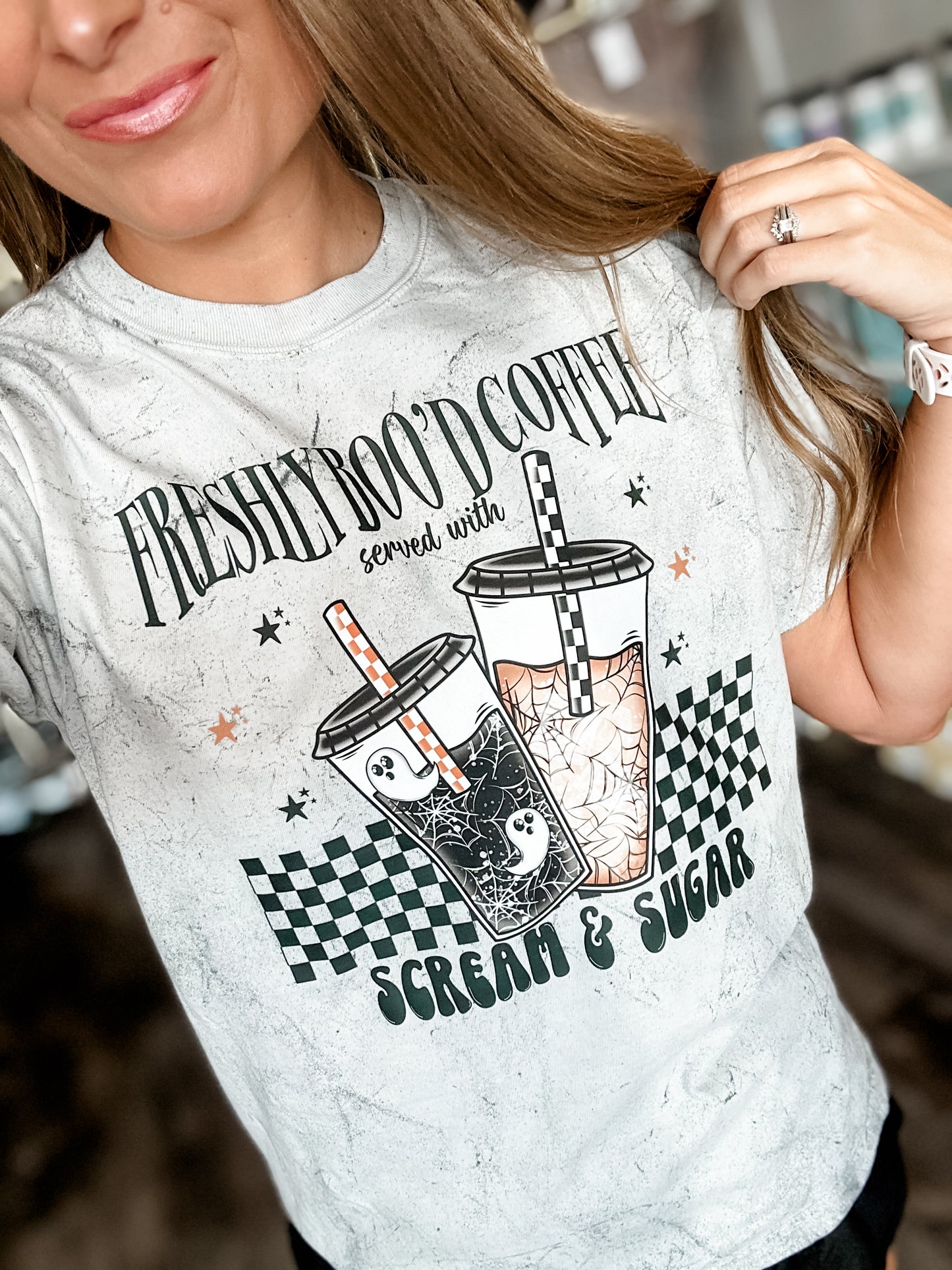 Freshly Boo'd Coffee Graphic Tee