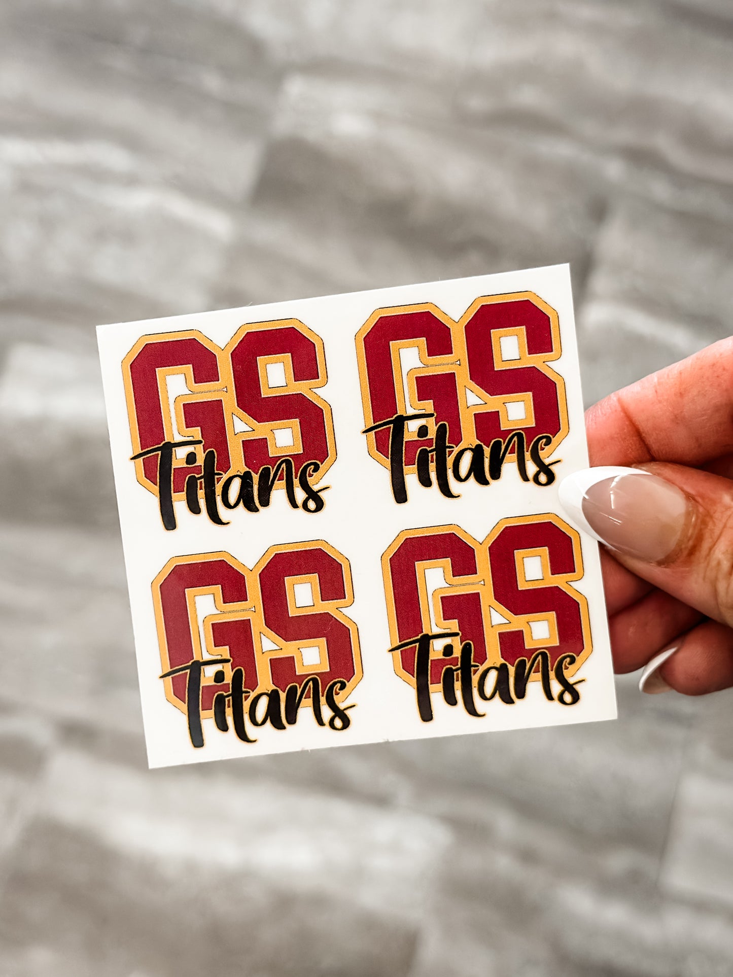 GS Titans 4-Pack Temp Tattoos
