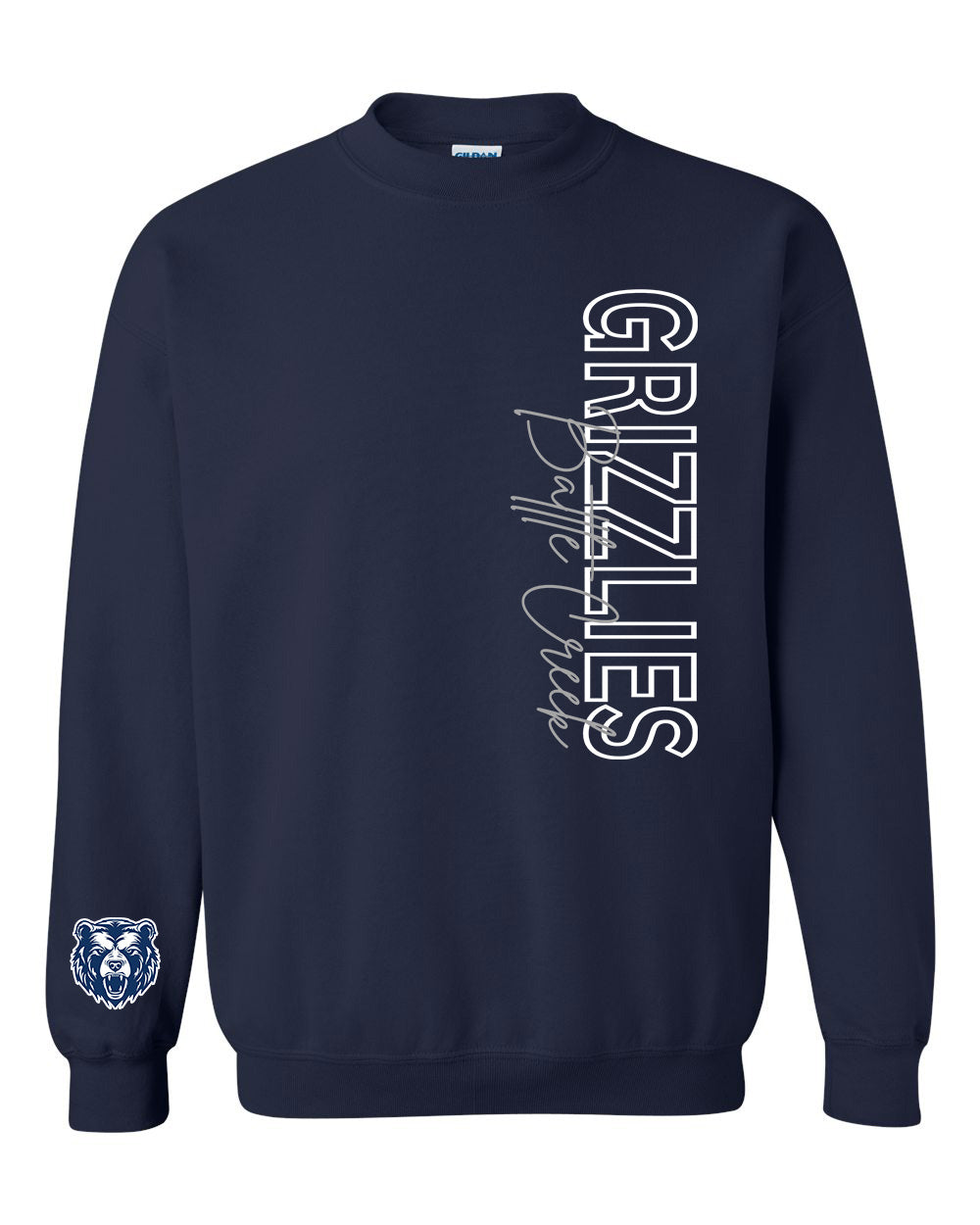 Preorder BC Grizzlies Statement Long Sleeve/Crewneck (Navy)