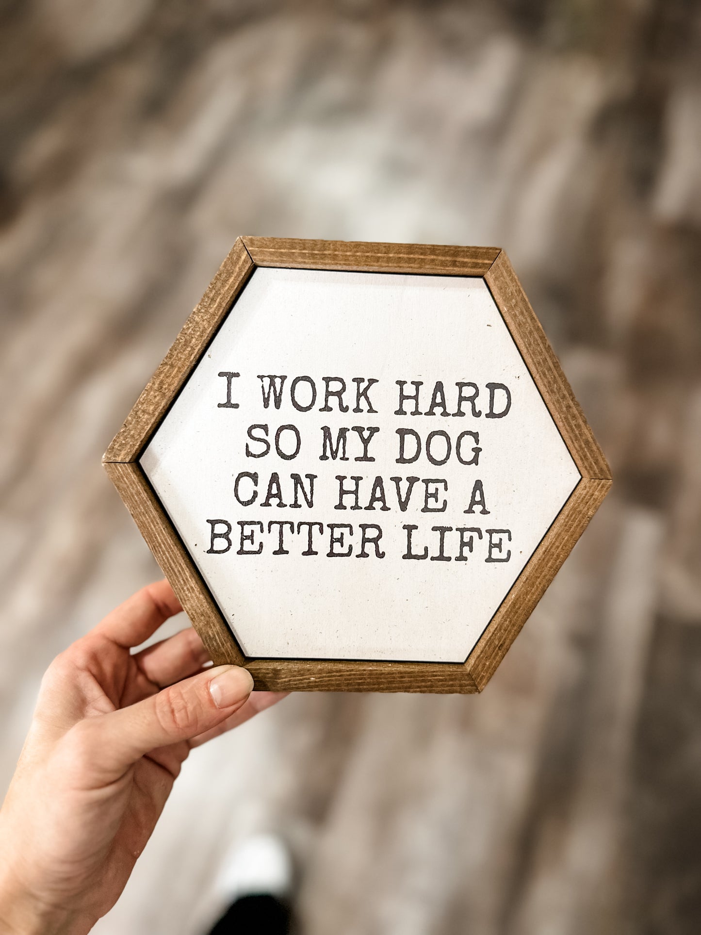 So My Dog Can Have A Better Life Sign