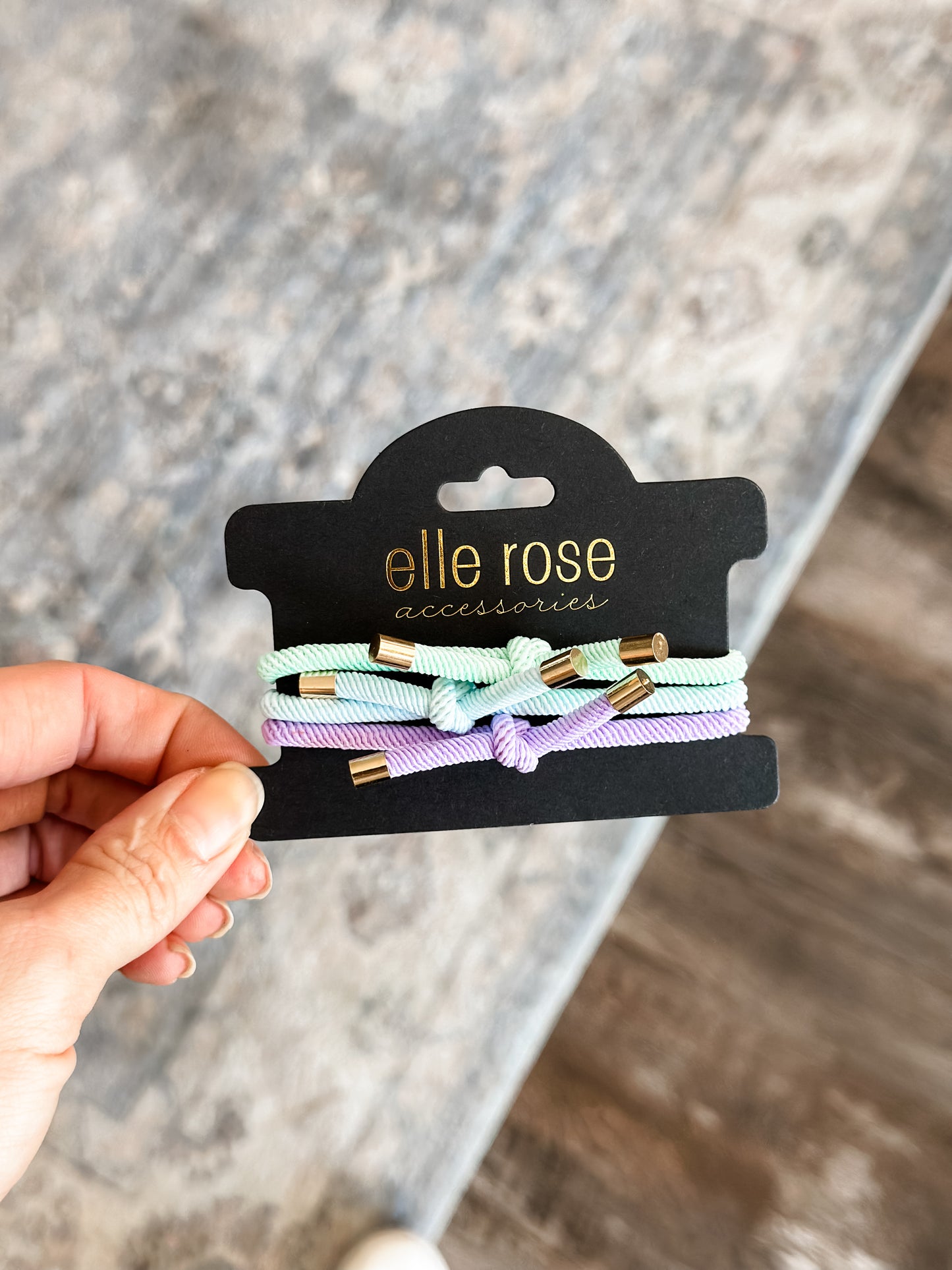 Hair Tie Trio - Spring Pastels