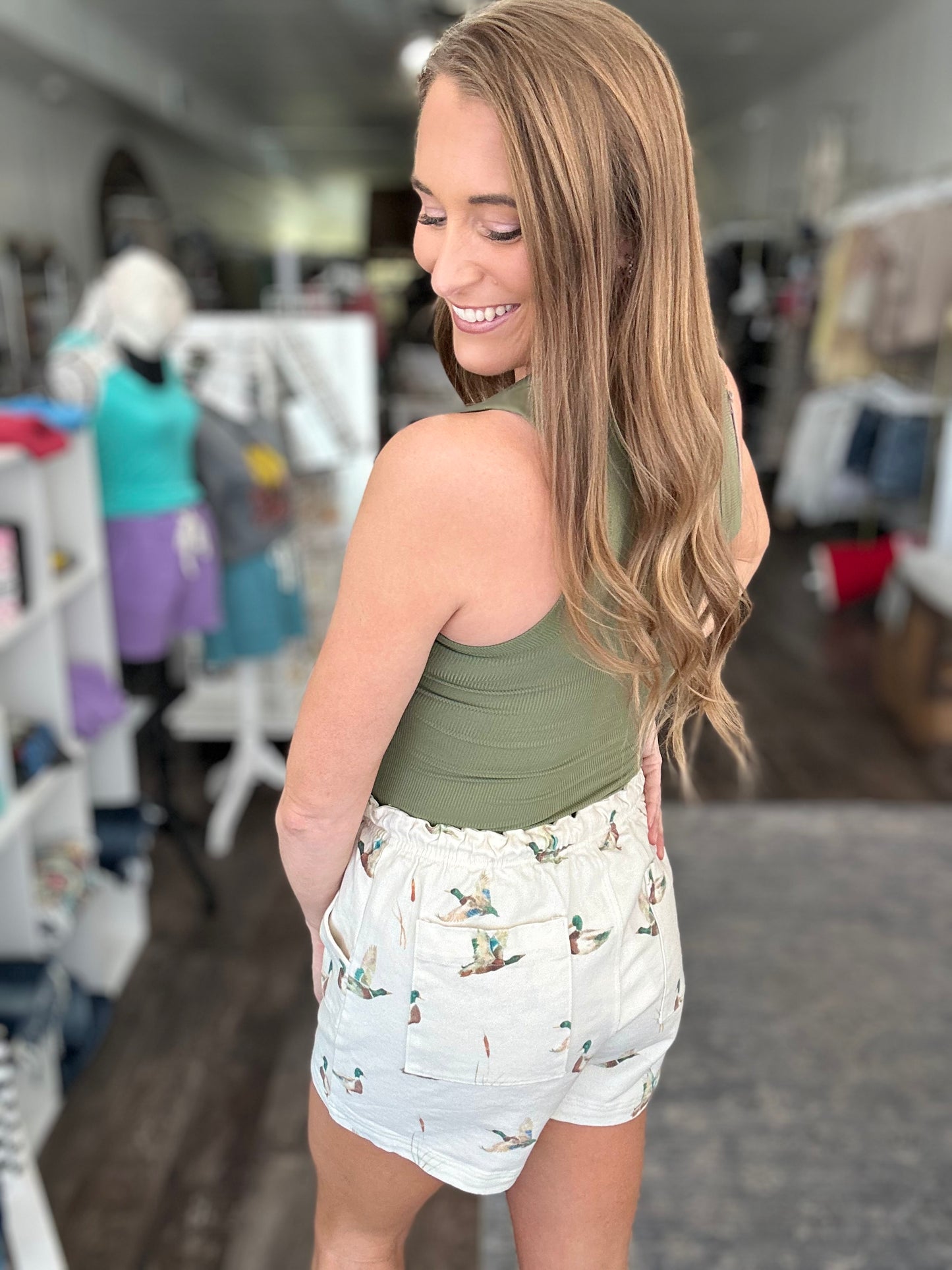 RESTOCK Better Than Basic Ribbed Tank (Light Olive)