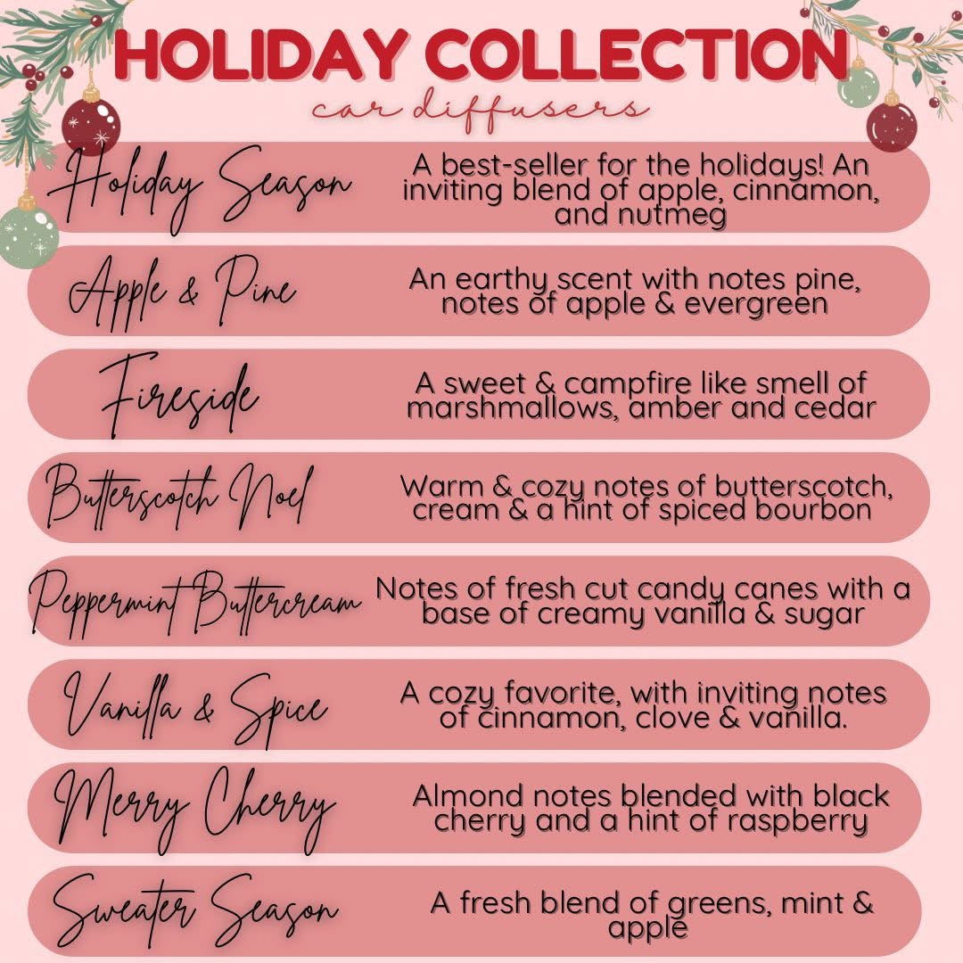 Apple Pine Car Diffuser