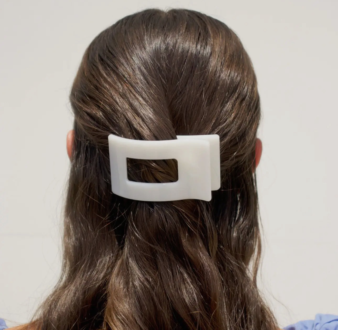 Coconut Flat Rectangle Clip - Small