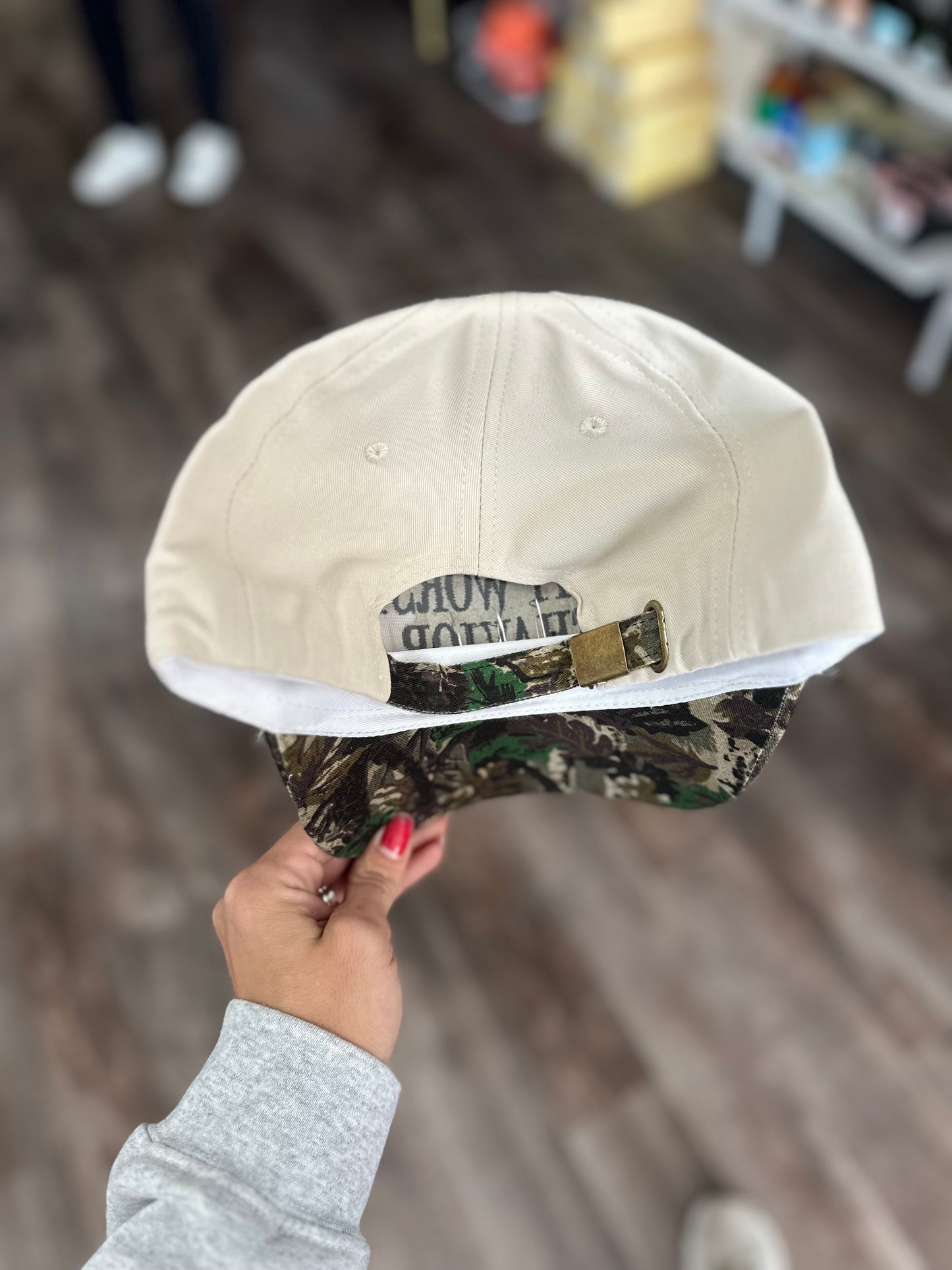 On My Worst Behavior Hat - Camo