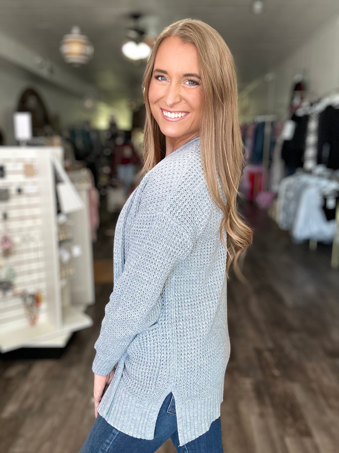 Cozy In Style Cardigan - Grey