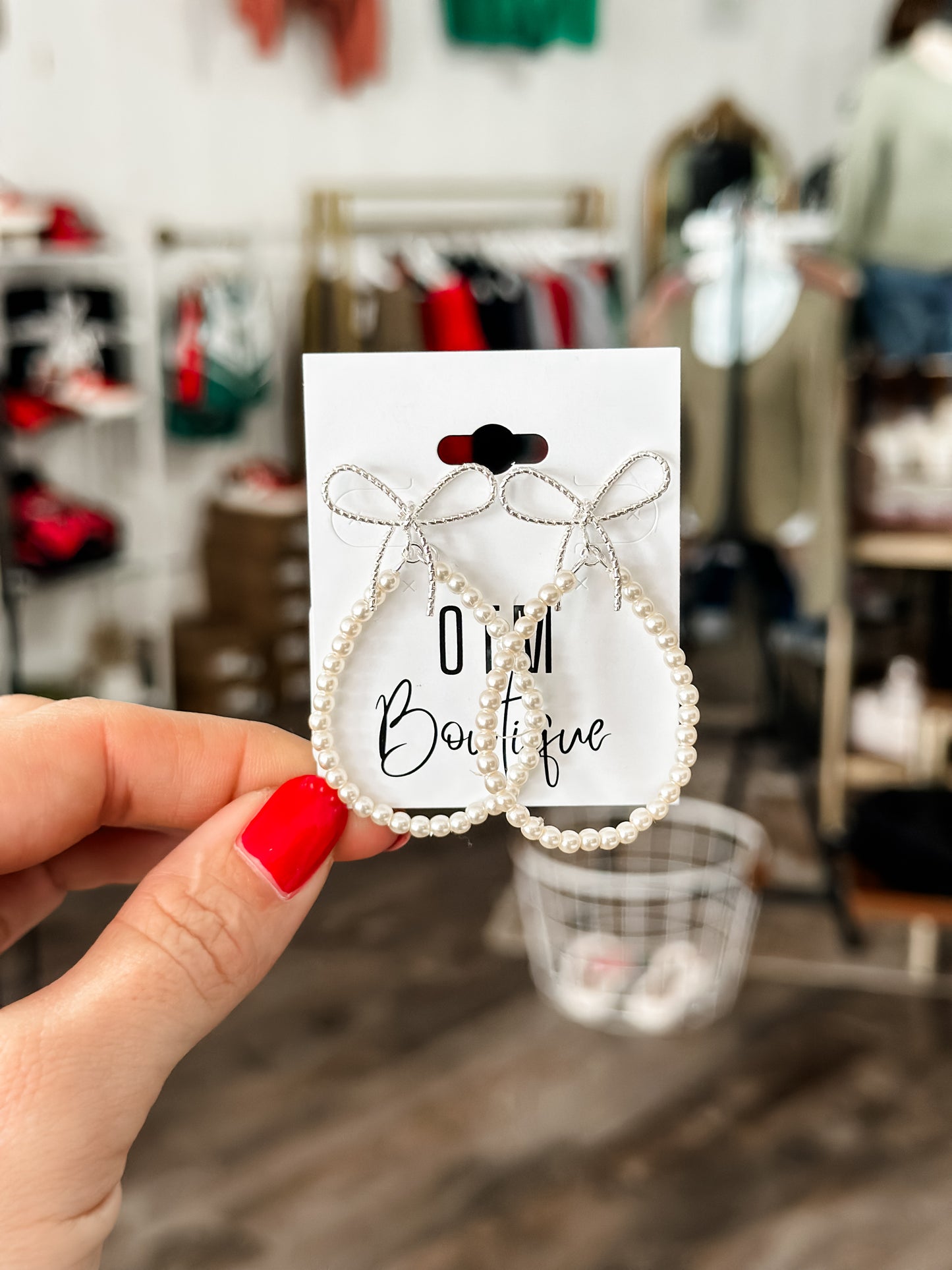 RESTOCK Meet Me for Brunch Earrings - Silver