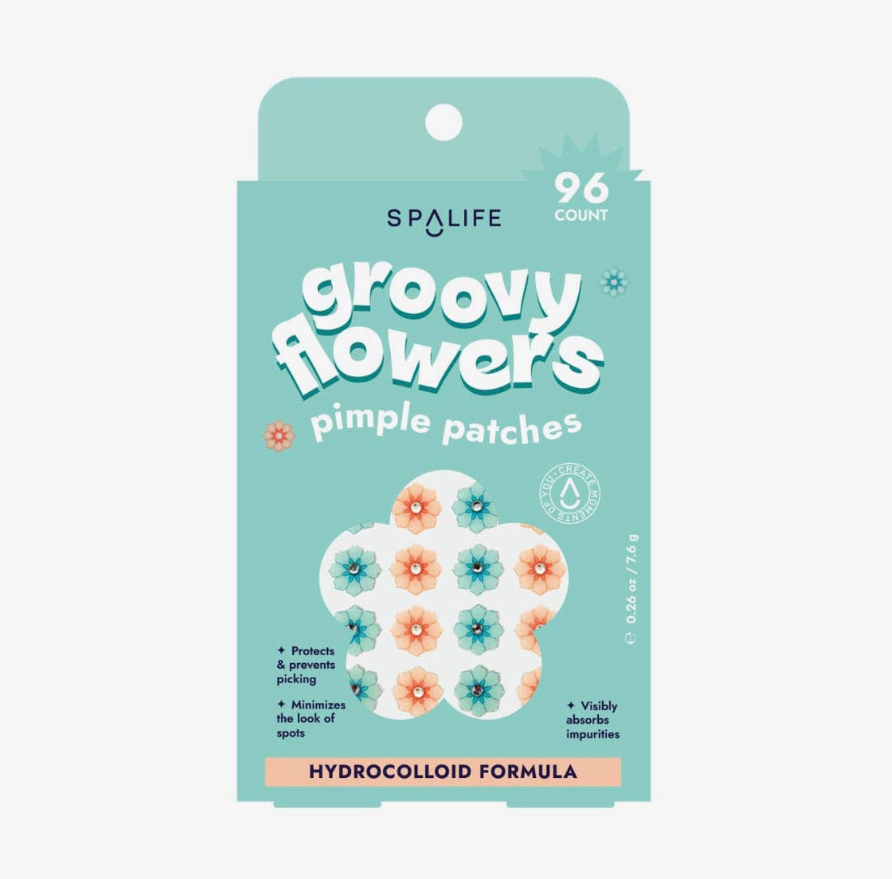 Groovy Flower Pimple Patches