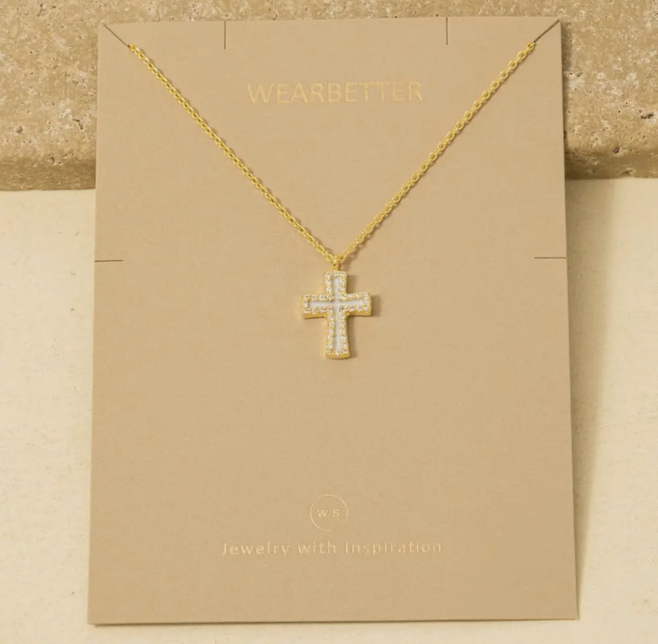 Enamel Cross Pendant Necklace