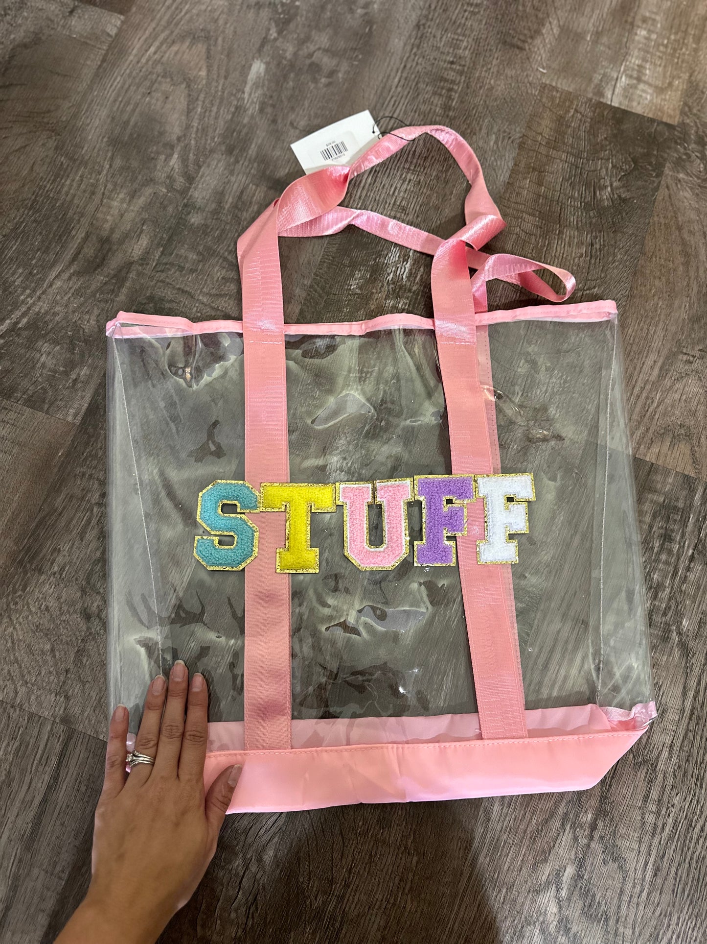 SUPER SALE Large Clear Stuff Bag
