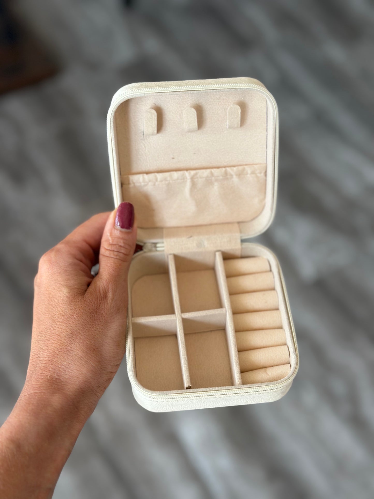 Bow Print Jewelry Travel Case