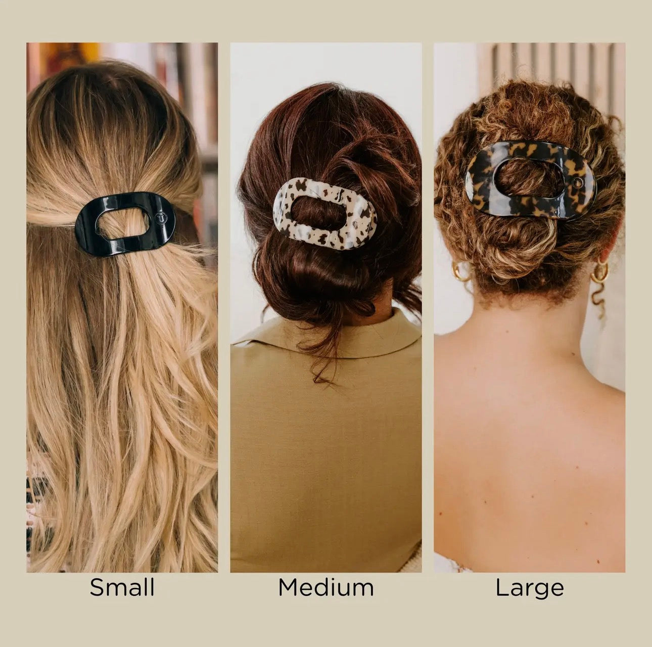 United We Sparkle Round Flat Clip - Small