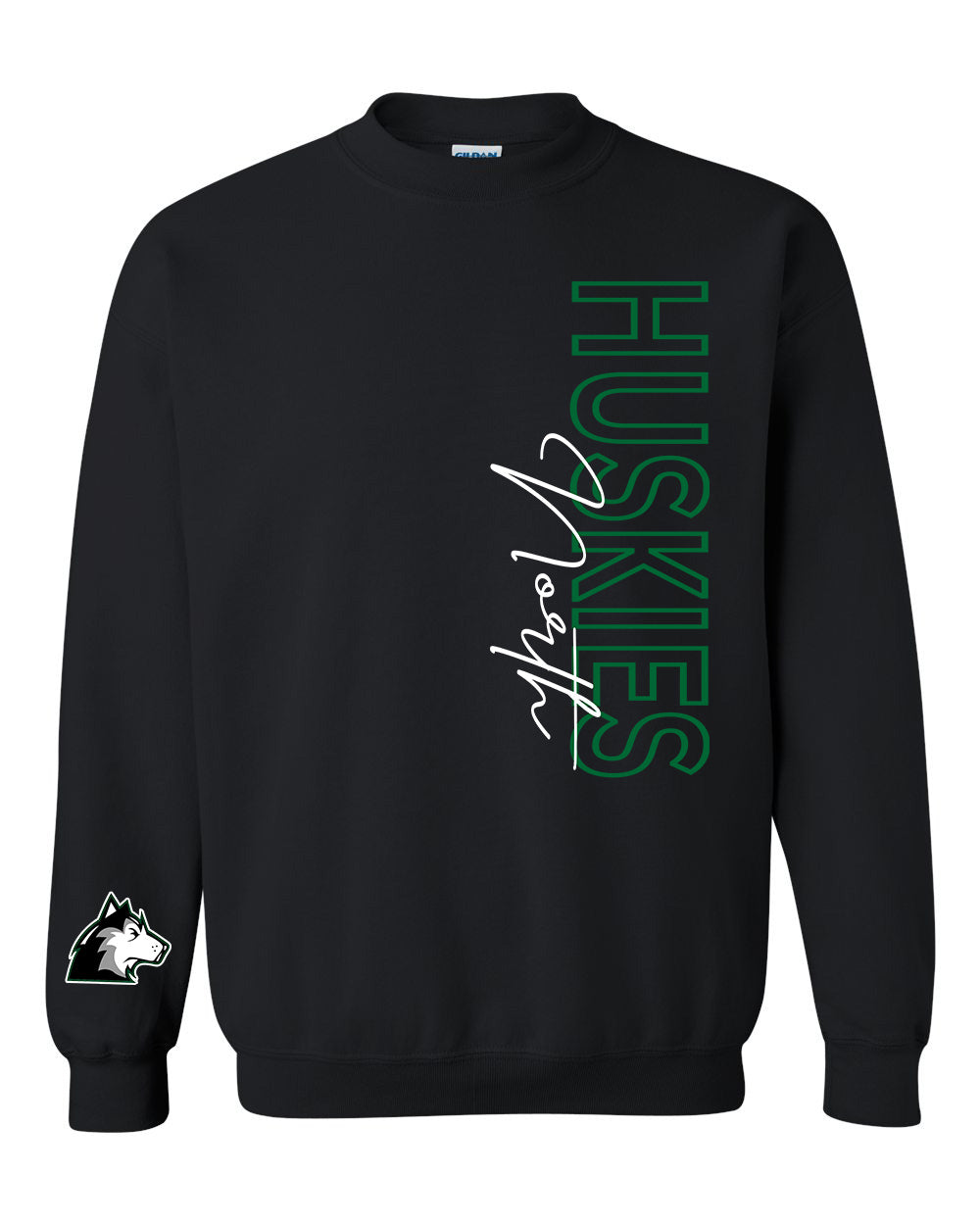 Preorder Huskies Statement Long Sleeve/Crewneck (Black)