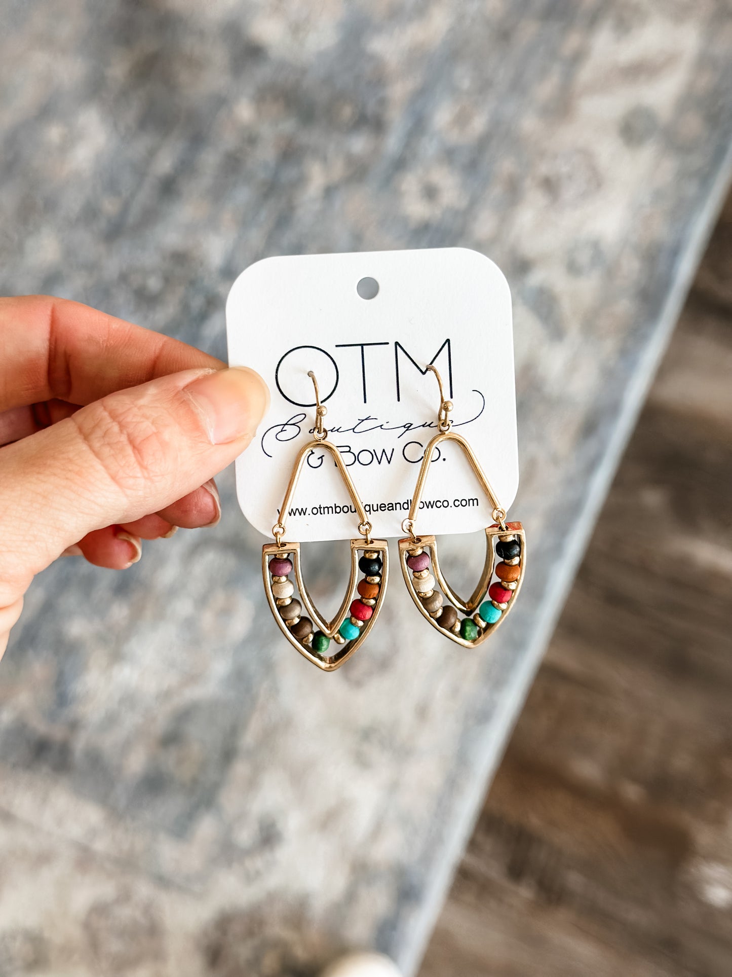 Fall In Love Beaded Dangles