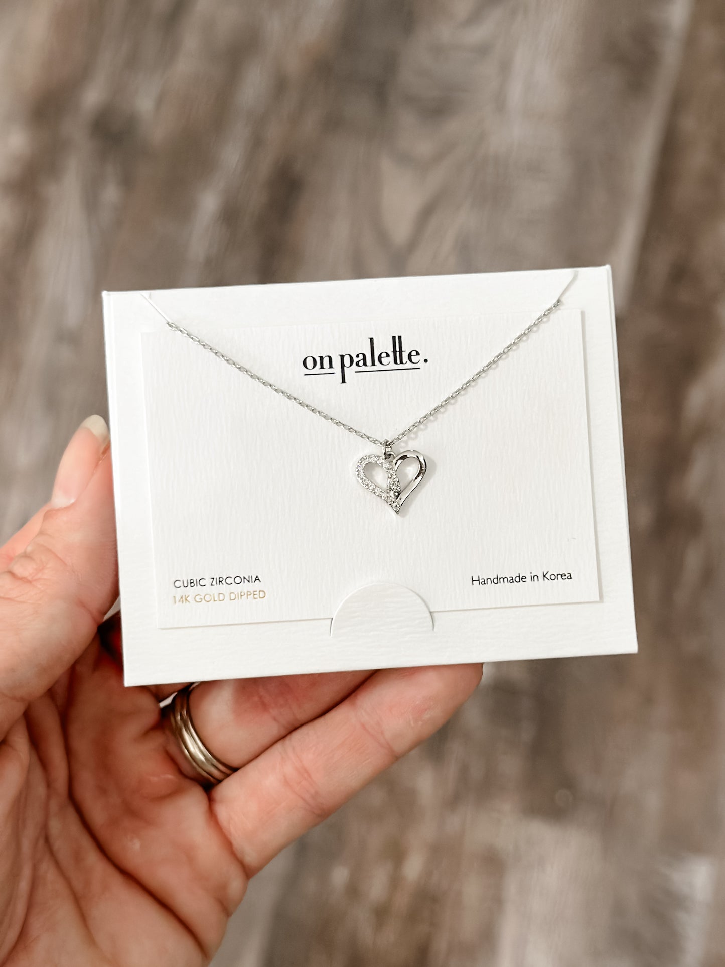 Heart Necklace (Silver)