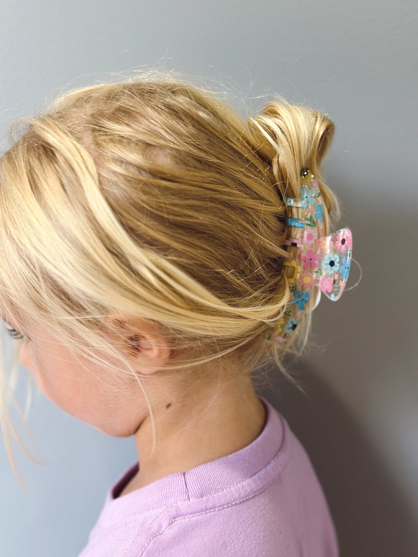 Summer Floral Jumbo Hair Clip