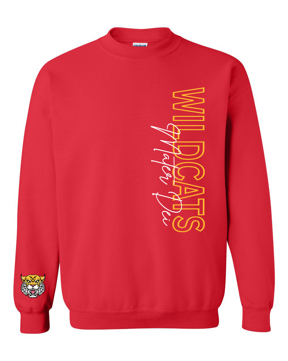 Preorder MD Wildcats Statement Long Sleeve/Crewneck (Red)
