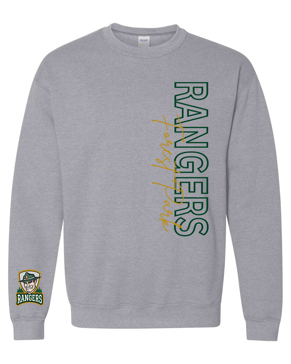 Preorder Rangers Statement Long Sleeve/Crewneck (Grey)