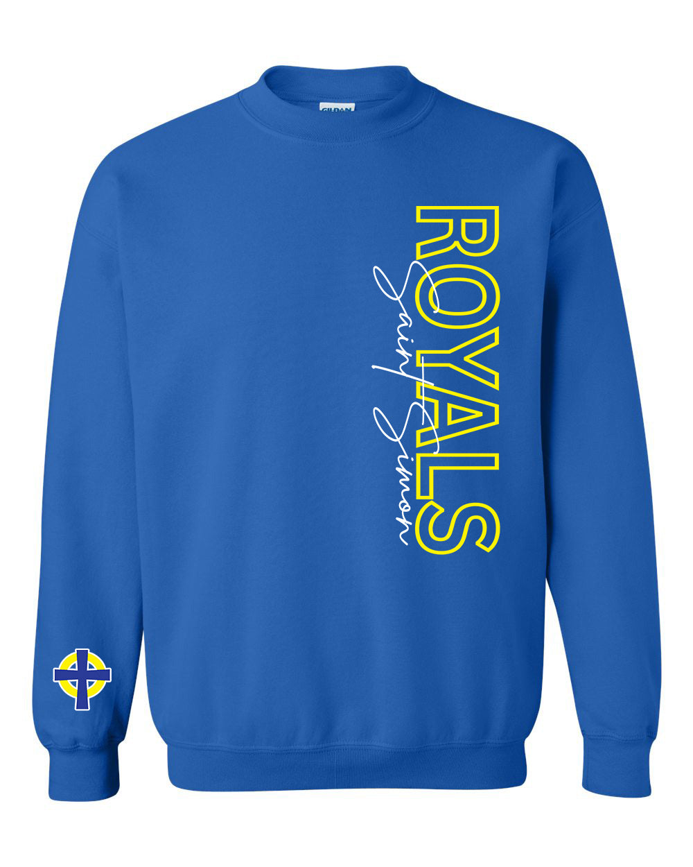 Preorder Saint Simon Royals Statement Long Sleeve/Crewneck (Blue)