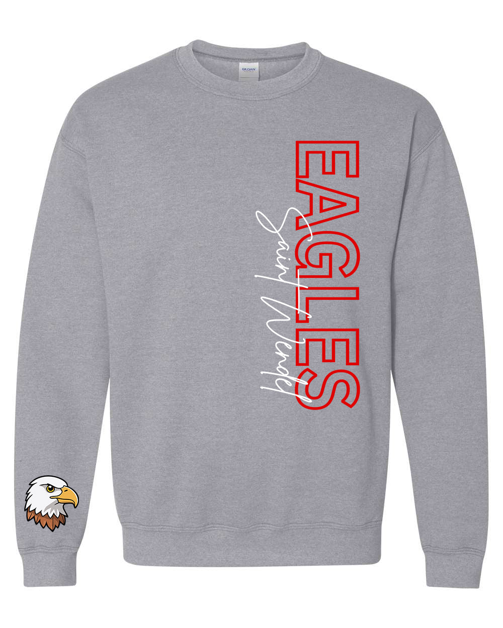 Preorder Saint Wendel Eagles Statement Long Sleeve/Crewneck (Grey)