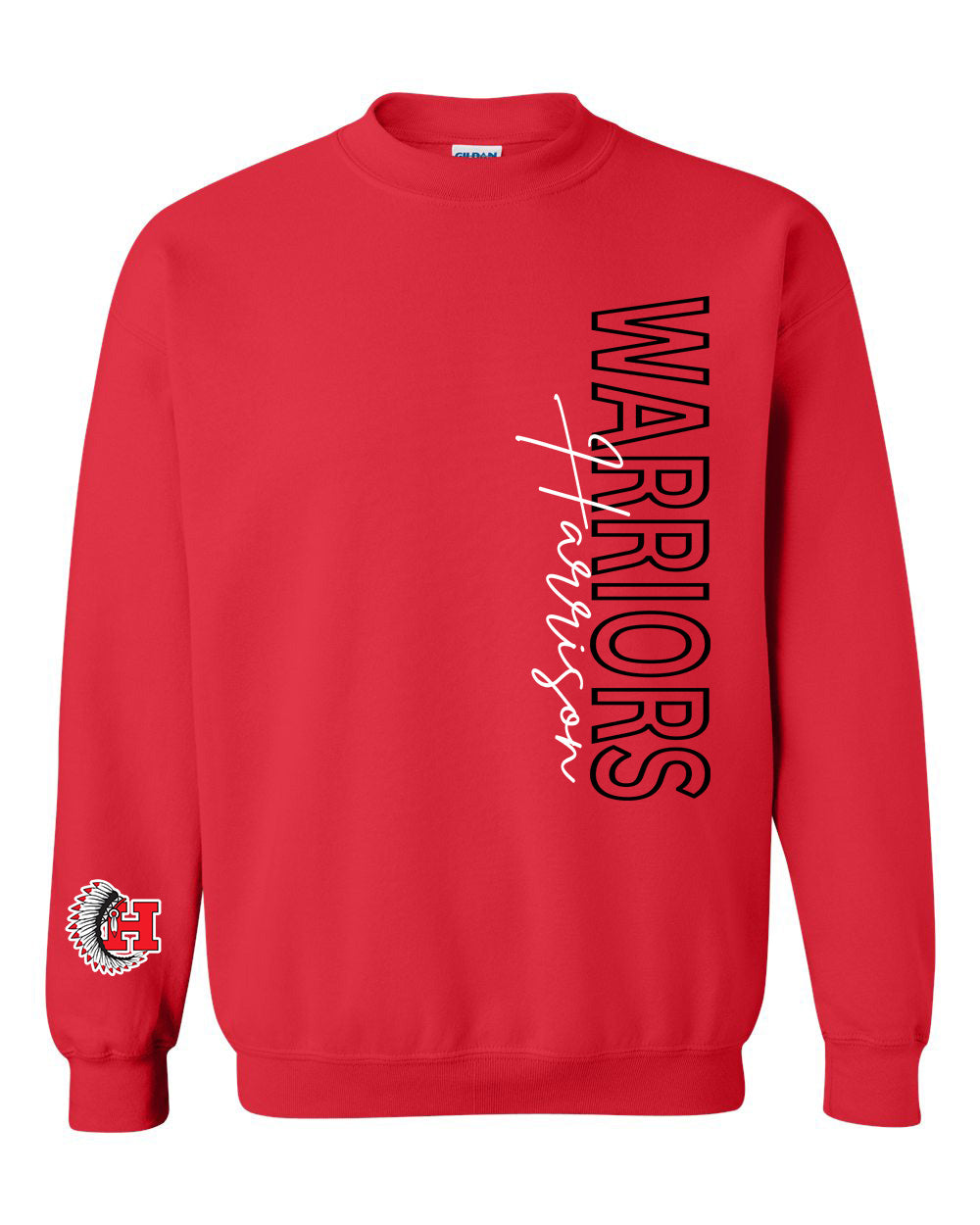 Preorder Warriors Statement Long Sleeve/Crewneck (Red)