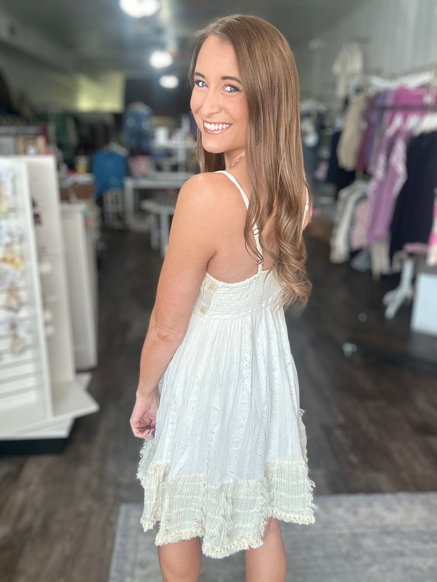 Ocean Breeze Rafia Dress