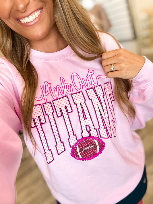 PREORDER Pink Out Team Crewneck