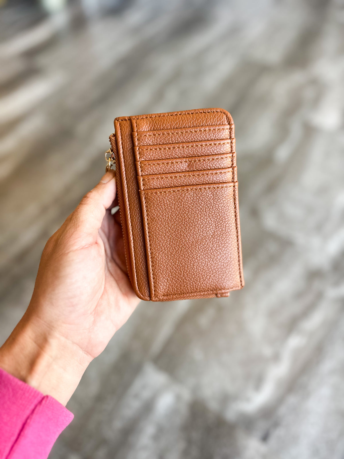 Dainty Card Wallet (Tan)