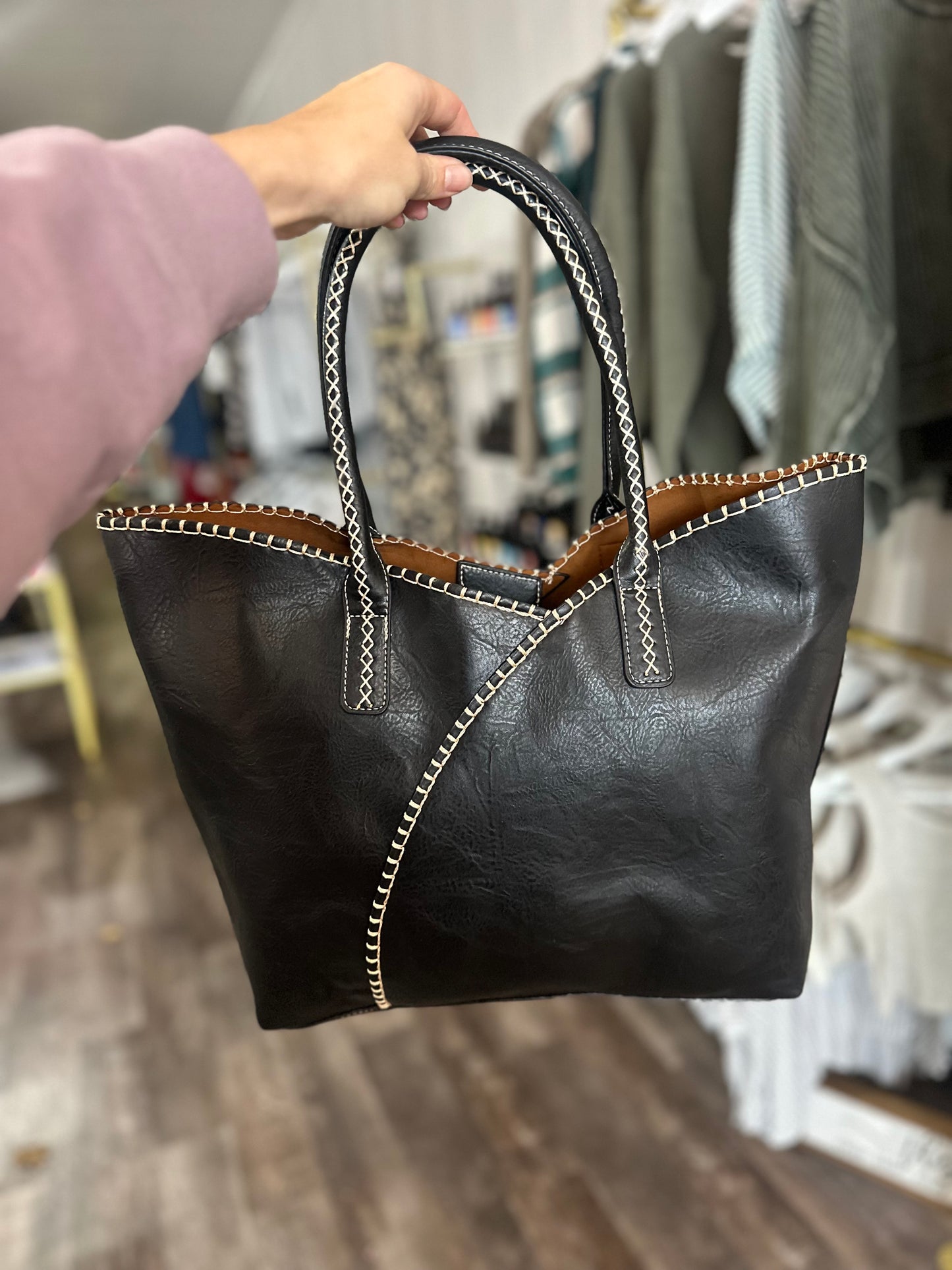 Jupiter 2-in-1 Shoulder Bag Set (Black)