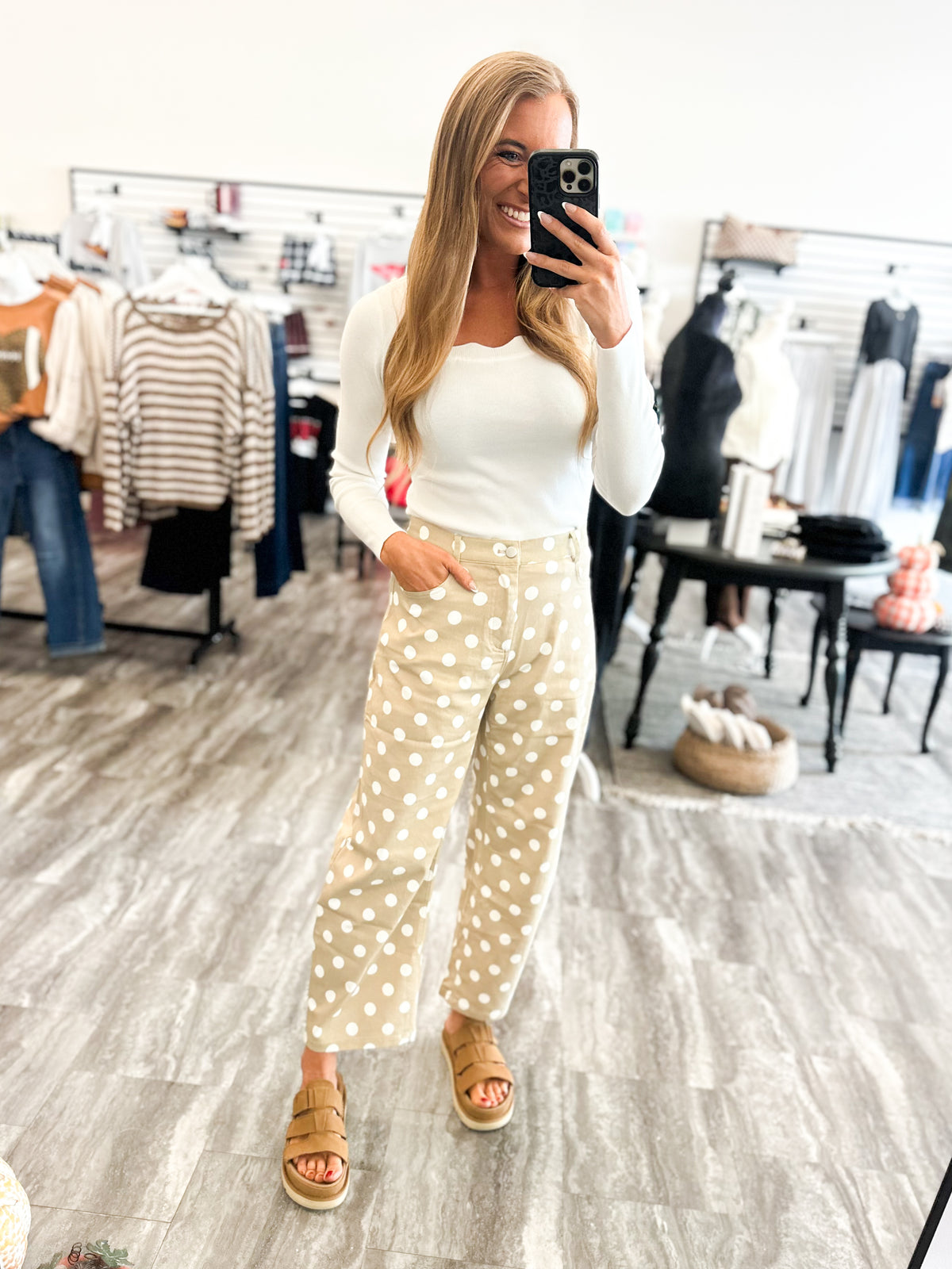 Raelyn Polka Dot Pants