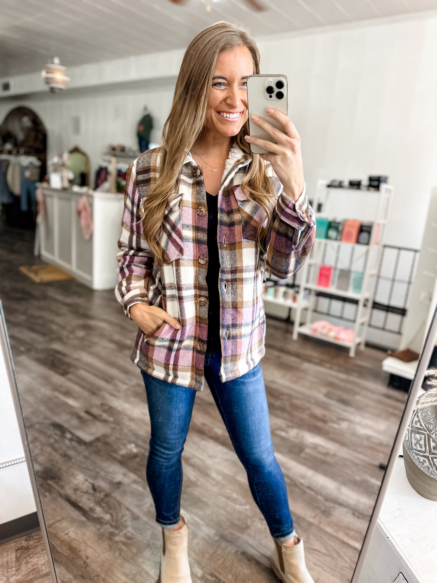 Always Warm Sherpa Lined Shacket