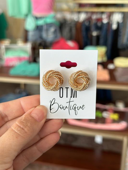 Twisted Knot Earrings