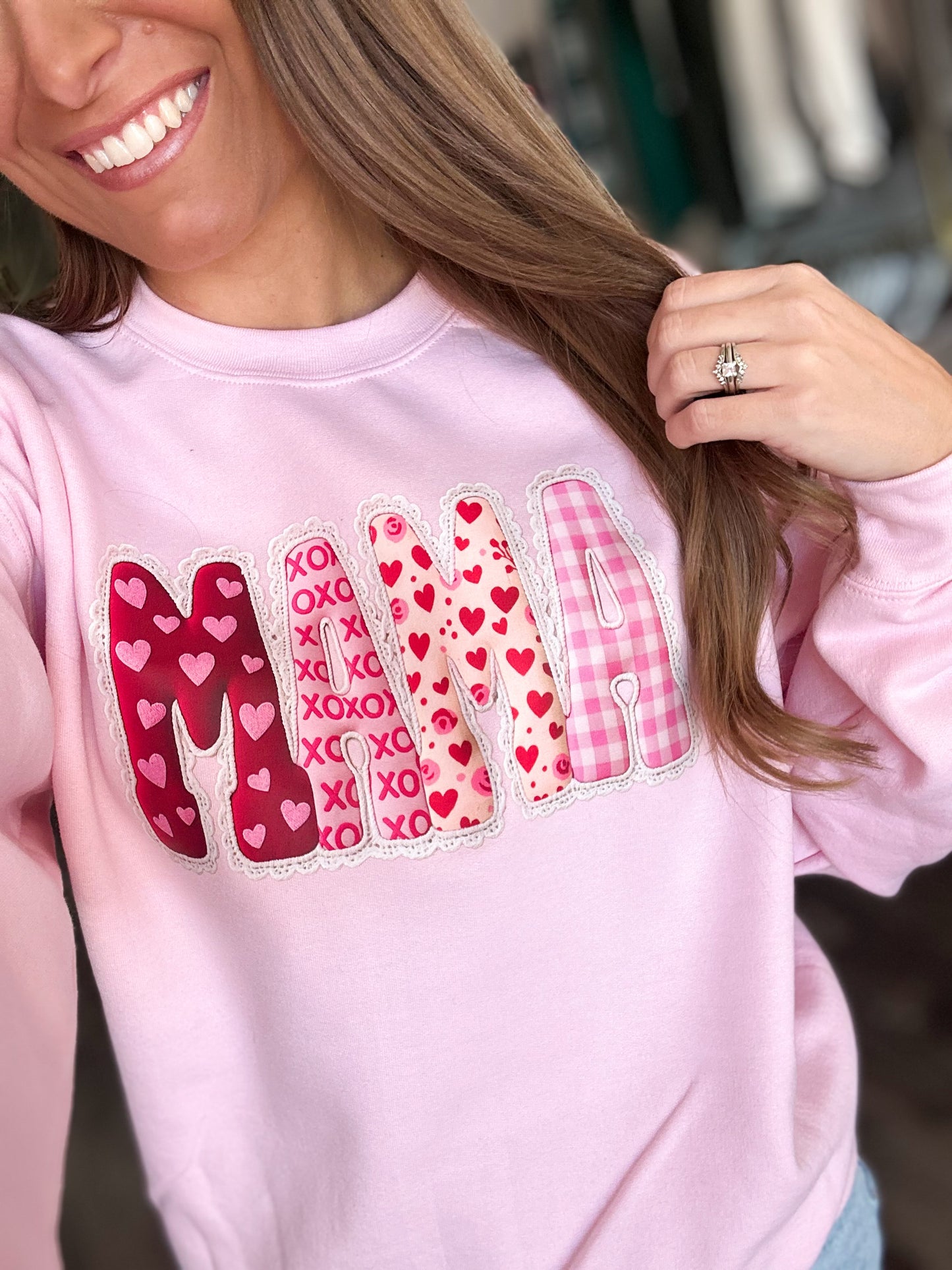 Valentine’s Day Mama Crewneck
